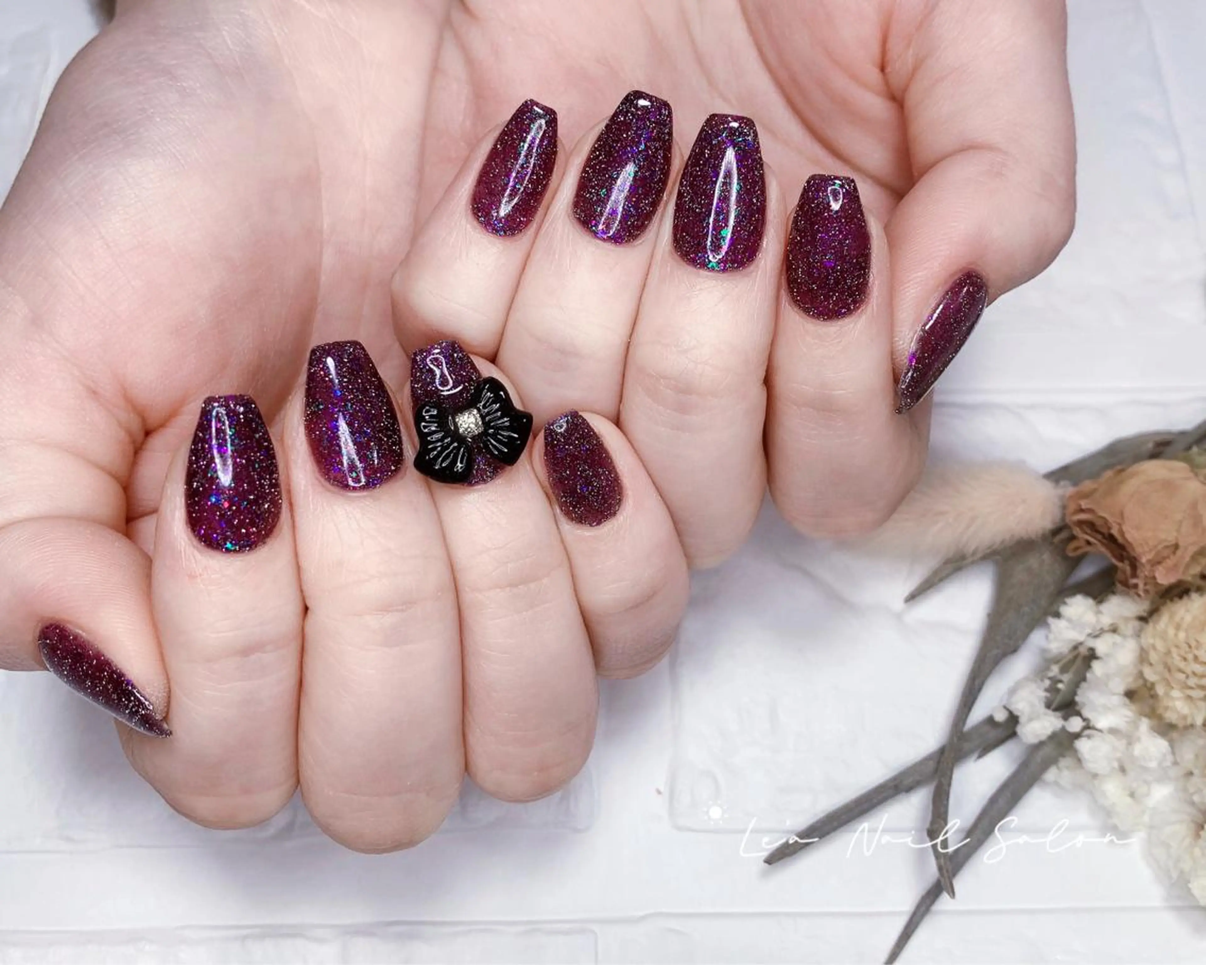 ショート カラー ネイル Le’a NailSalonのネイルデザイン