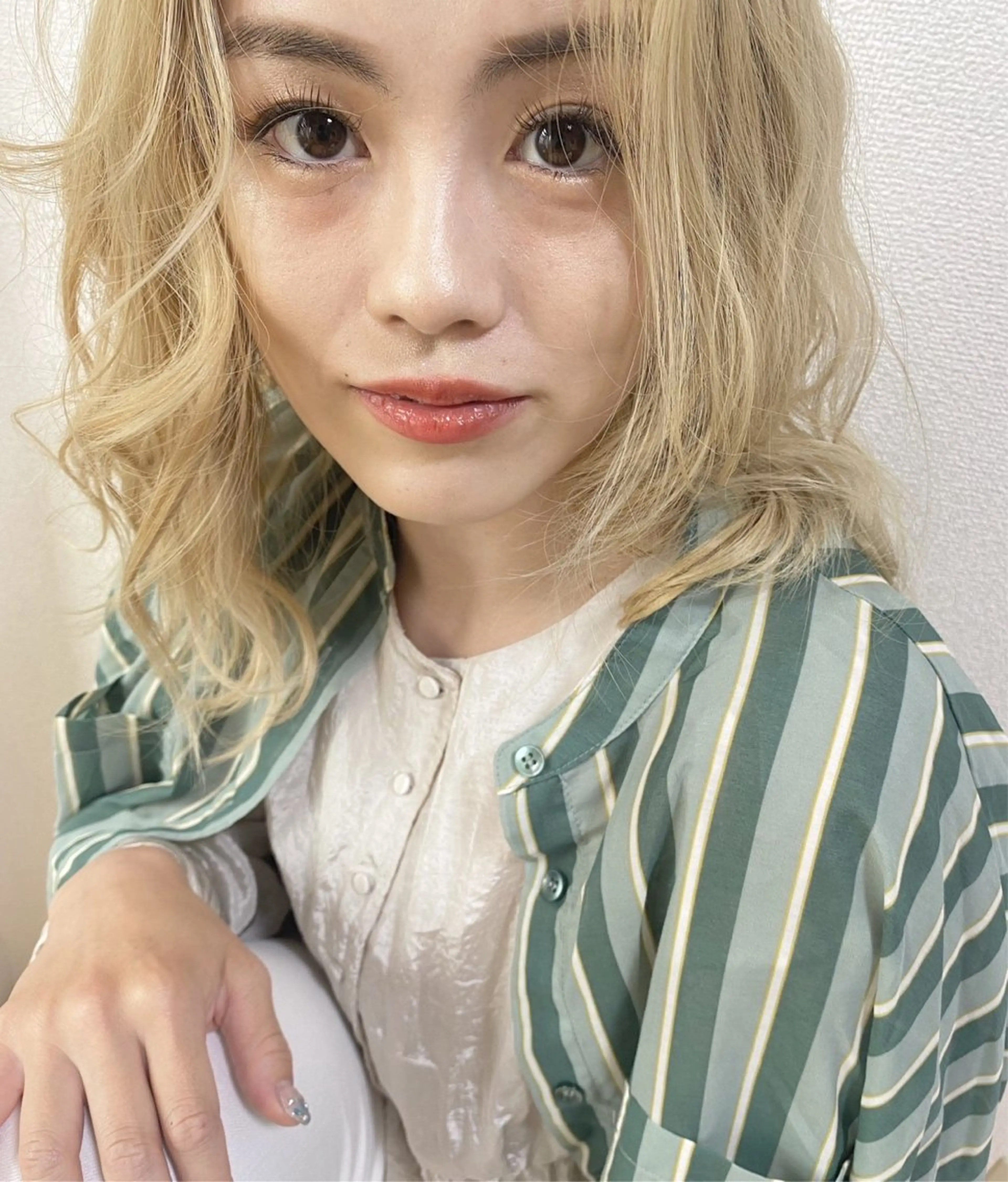 ミディアム カラー カラー/塚原里沙 川崎のヘアスタイル