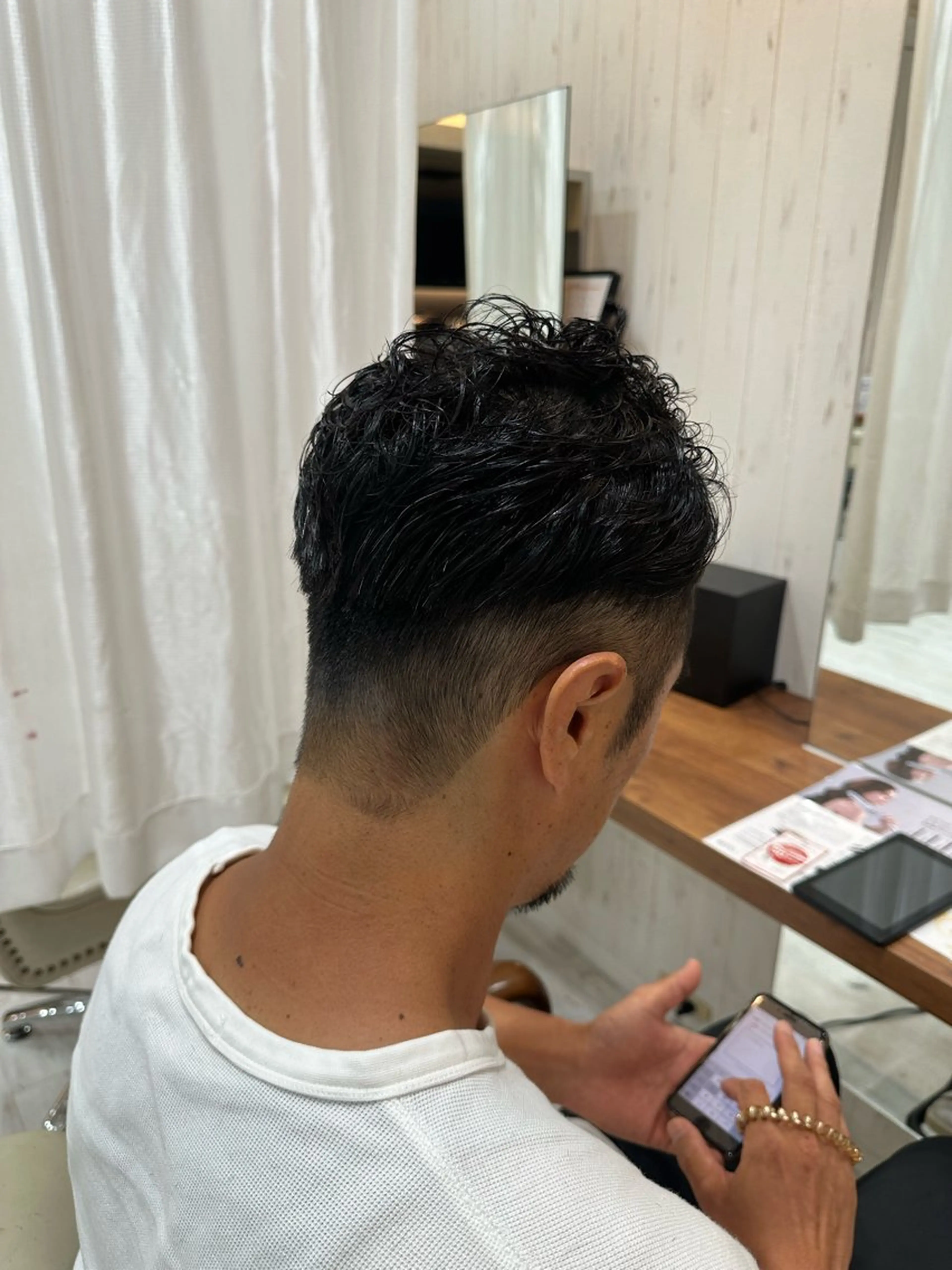 ショート ショートヘア パーマ 中嶋 紘夢のヘアスタイル