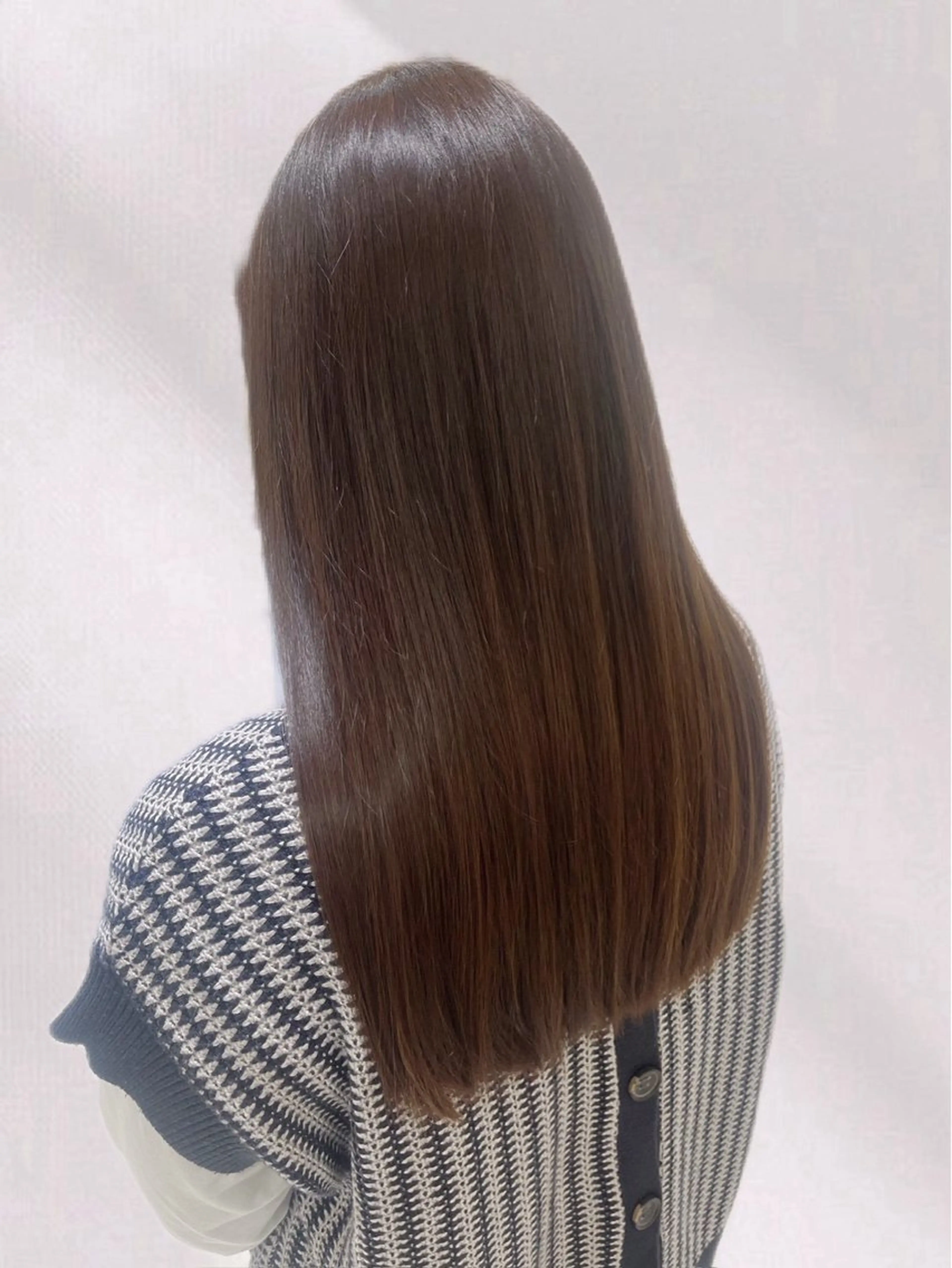 セミロング ヘアカラー トリートメント brace 小笹花純のヘアスタイル