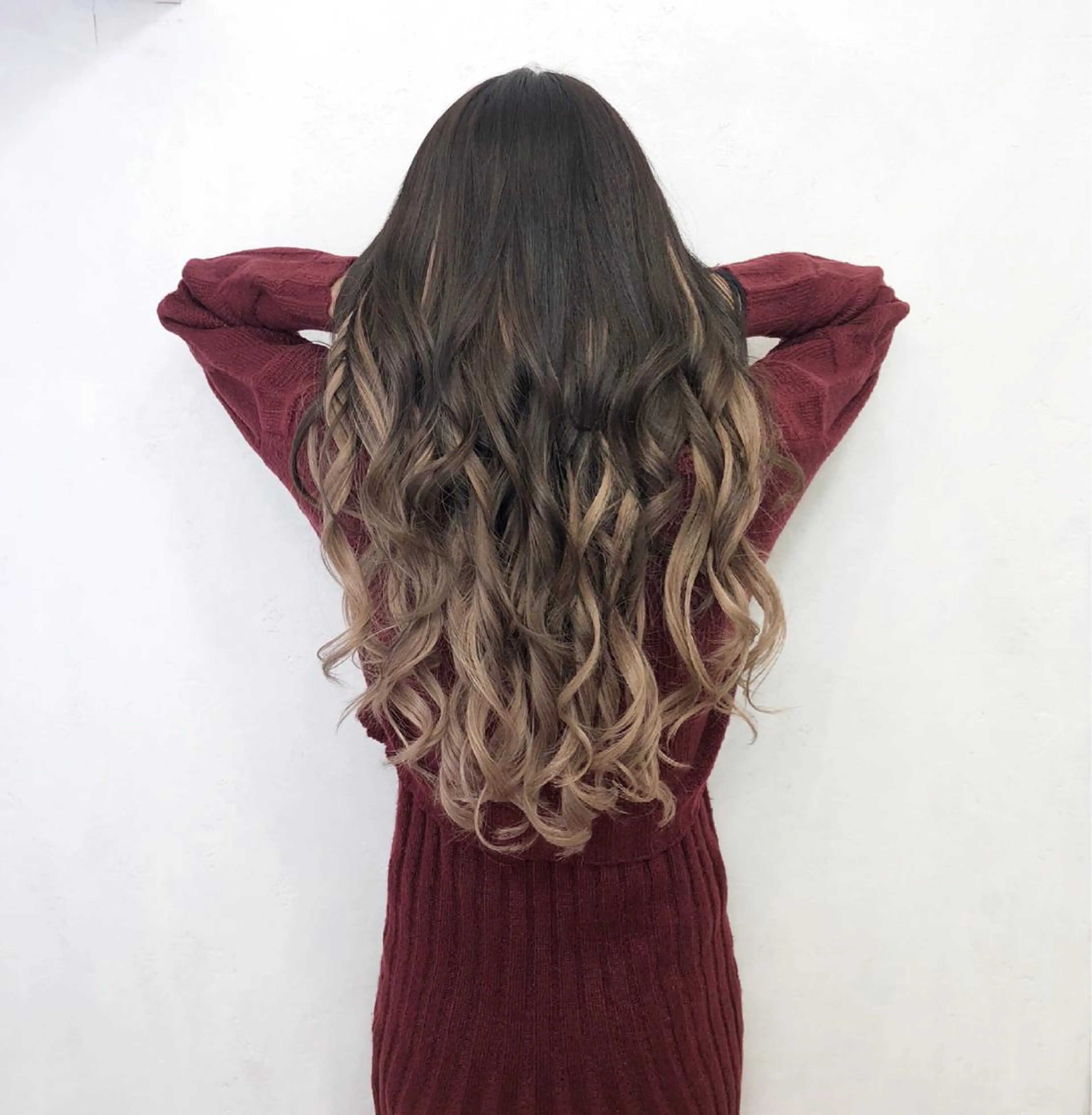 ロング カラー ヘアカラー エクステ TATSUYA アートディレクターのヘアスタイル