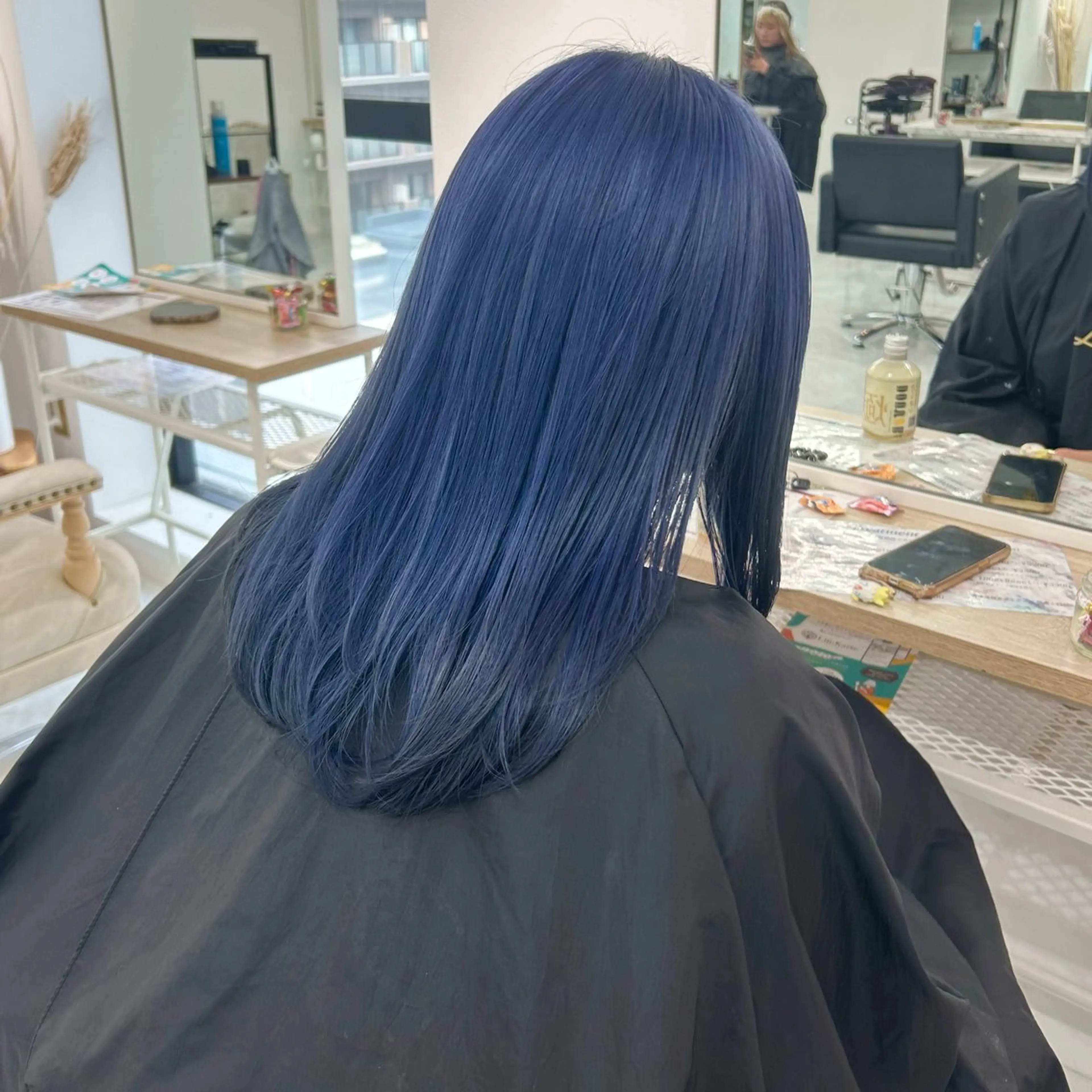 セミロング カラー 🥀YUIHA🥀 テザインカラー♥のヘアスタイル