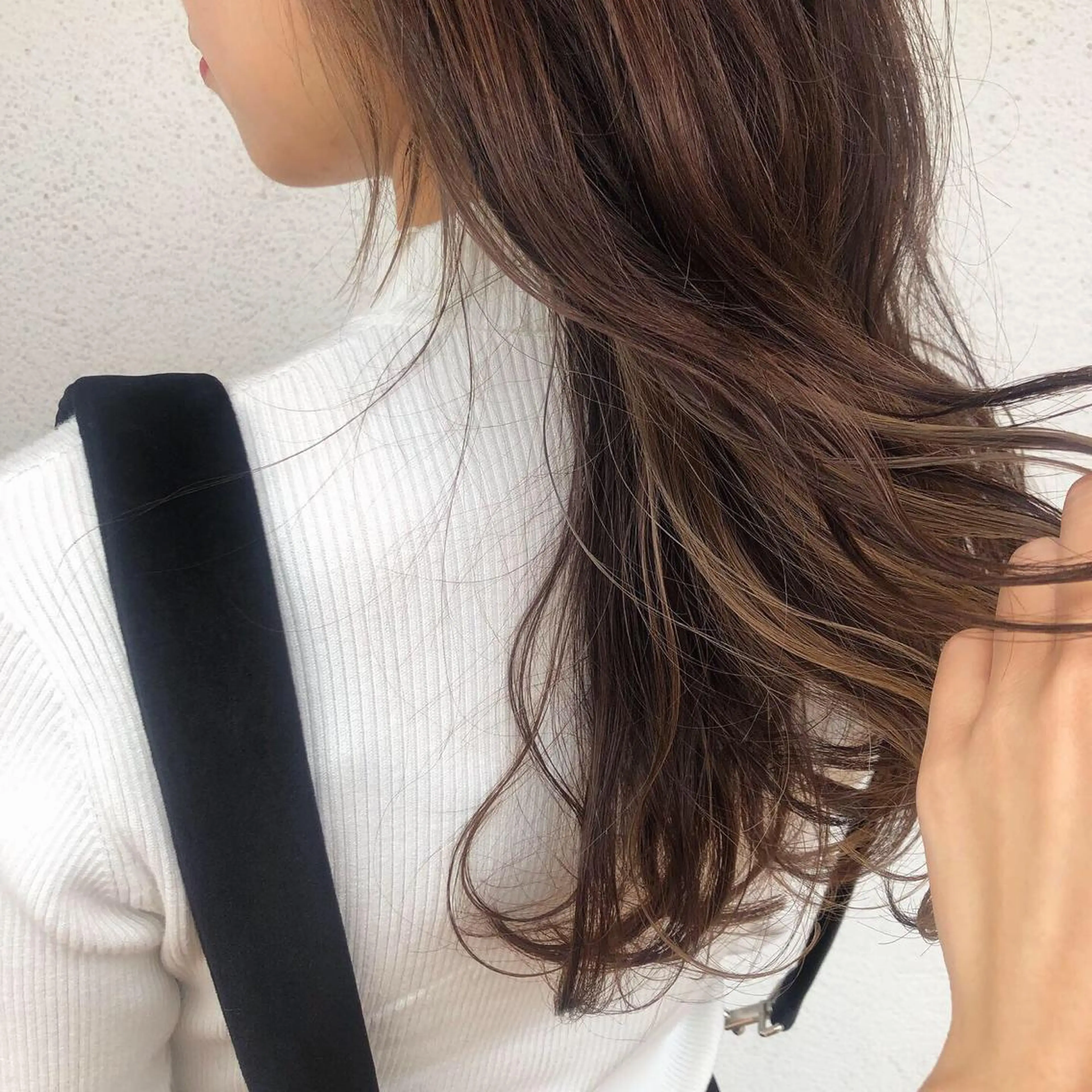 ロング カラー ヘアアレンジ ベージュカラー ブラウンカラー インナーカラー オレンジ オレンジブラウン カット ヘアカラー トリートメント 酸性縮毛矯正🧴韓国 レイヤー/髪質改善のヘアスタイル