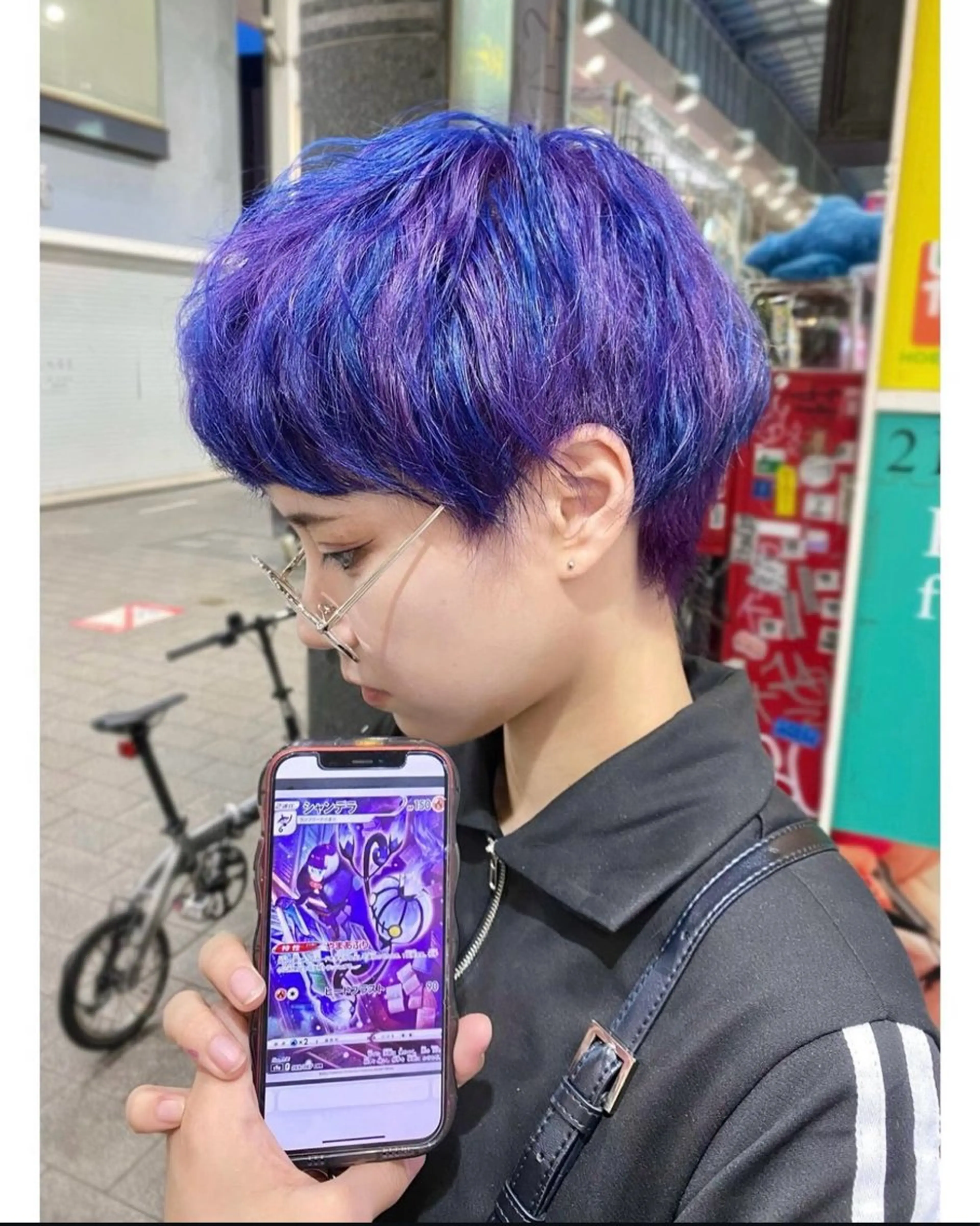 ショート カラー ヘアカラー TSUNO🦖 派手髪/オタク美容師のヘアスタイル