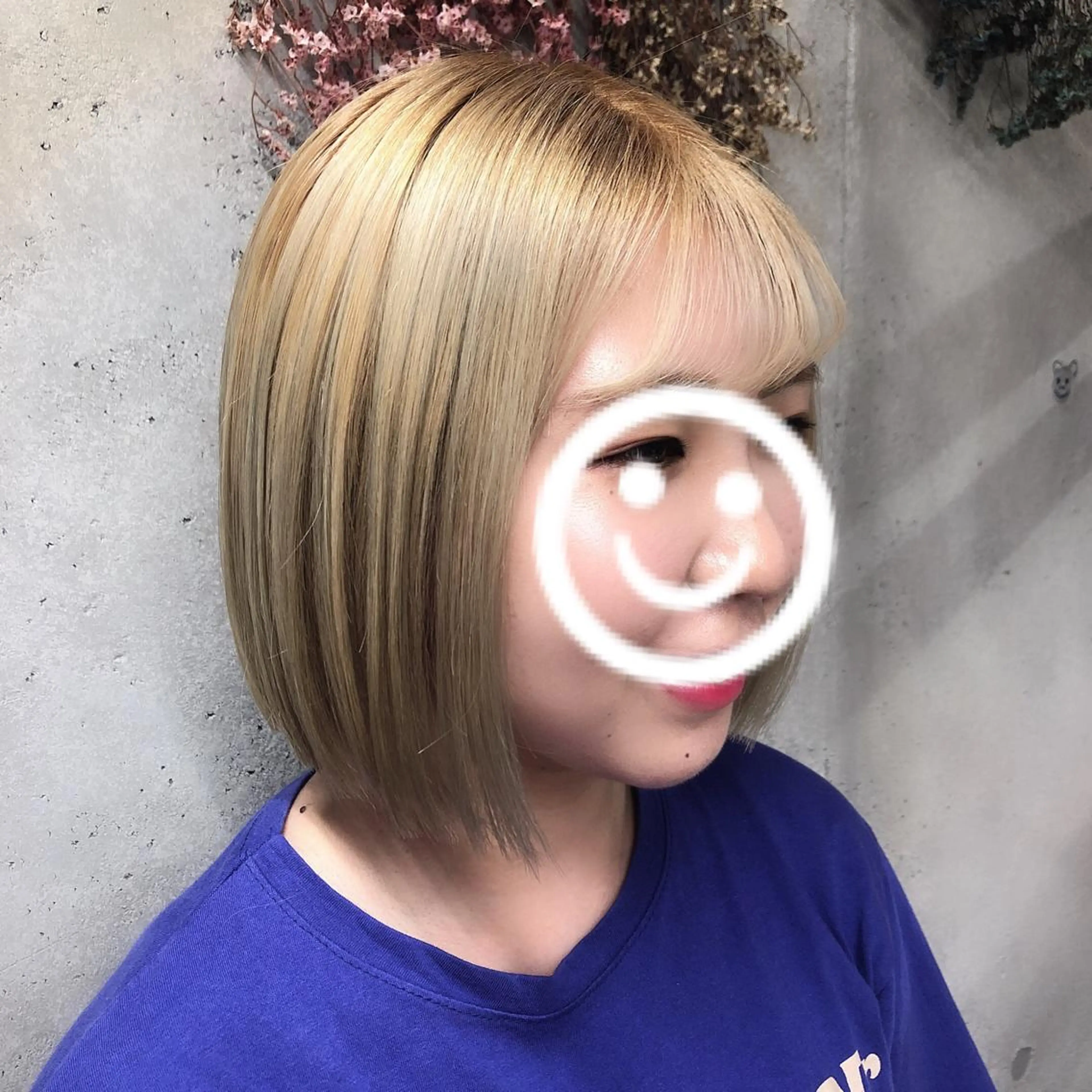 ショート 韓国風ヘア カット wakana 【ブリーチカラー】のヘアスタイル