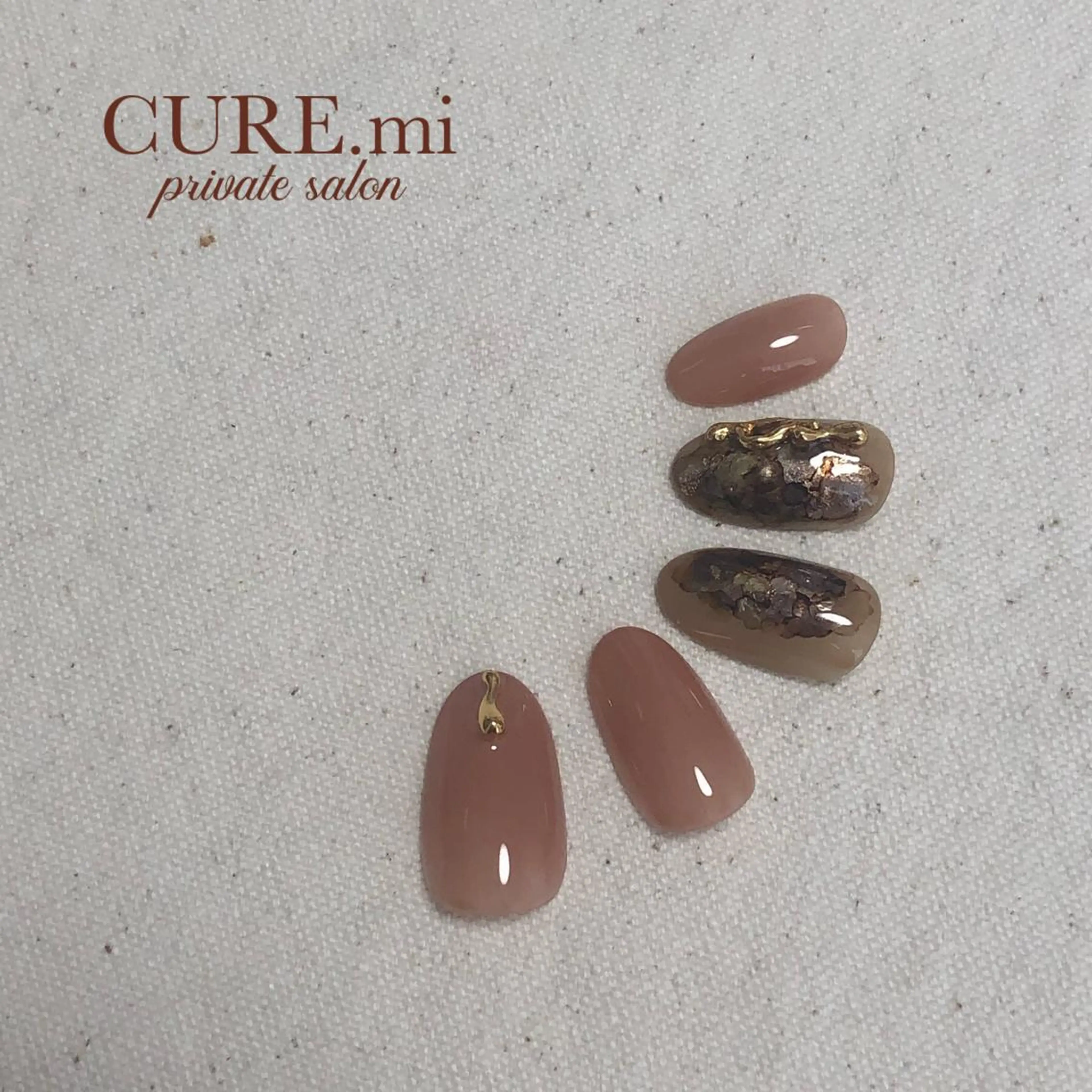 ネイル ブラウン ハンドネイル ハンドケア 伊藤 美香のその他イメージ