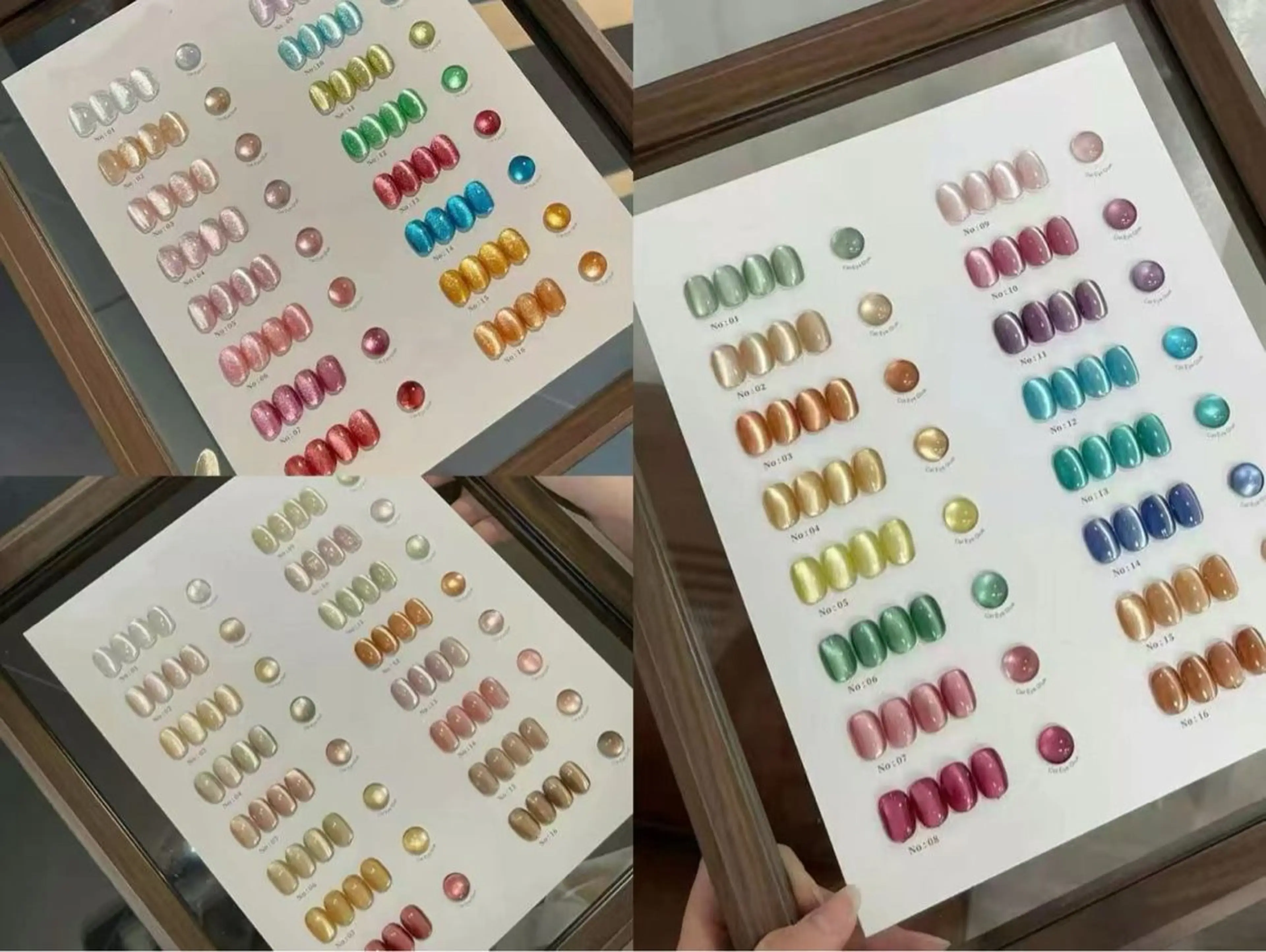 ネイル マグネットネイル Snow ユユのネイルデザイン