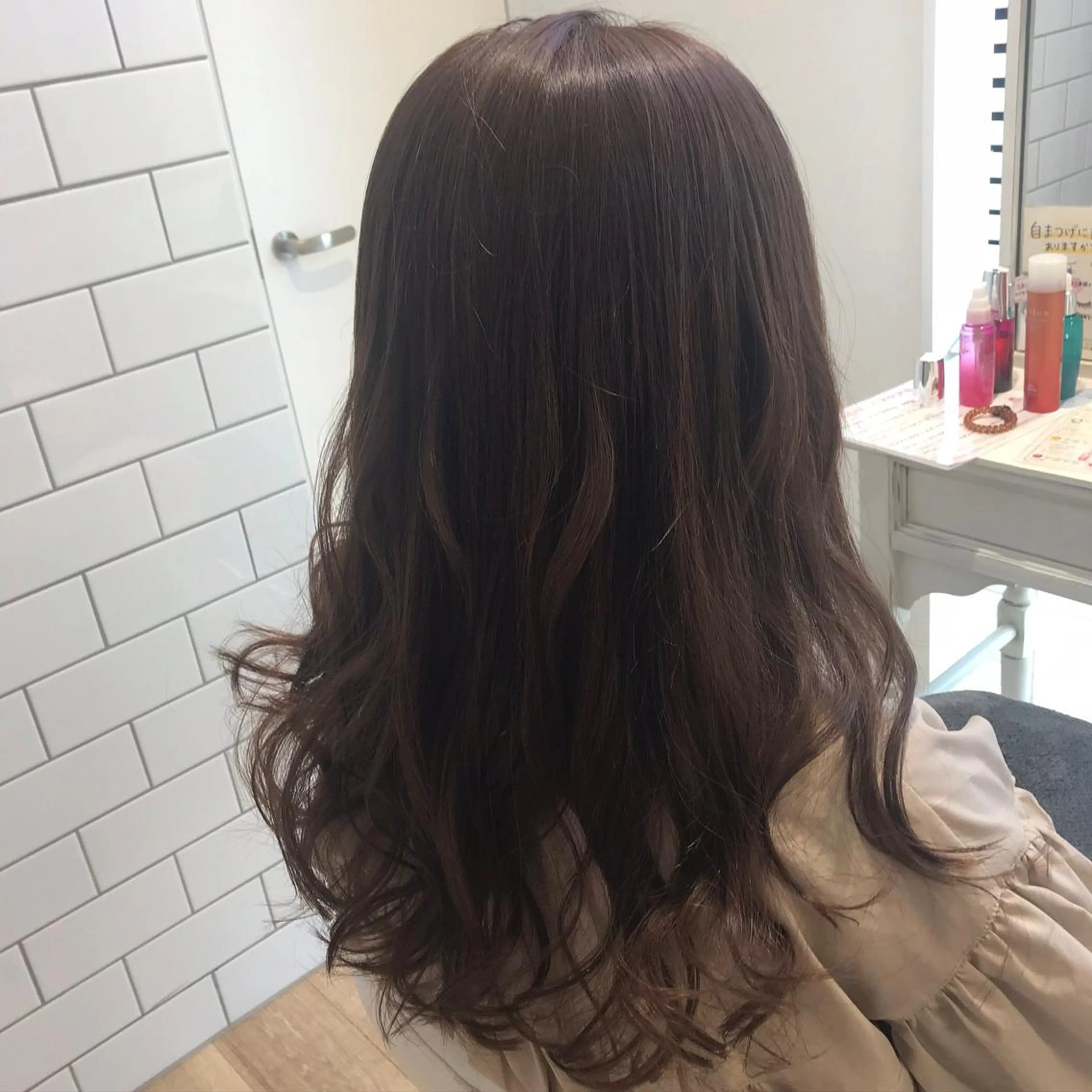 ロング カラー Lall  You 大阪所属・🥛洒落髪小顔cut なら龍崎🥛のヘアスタイル