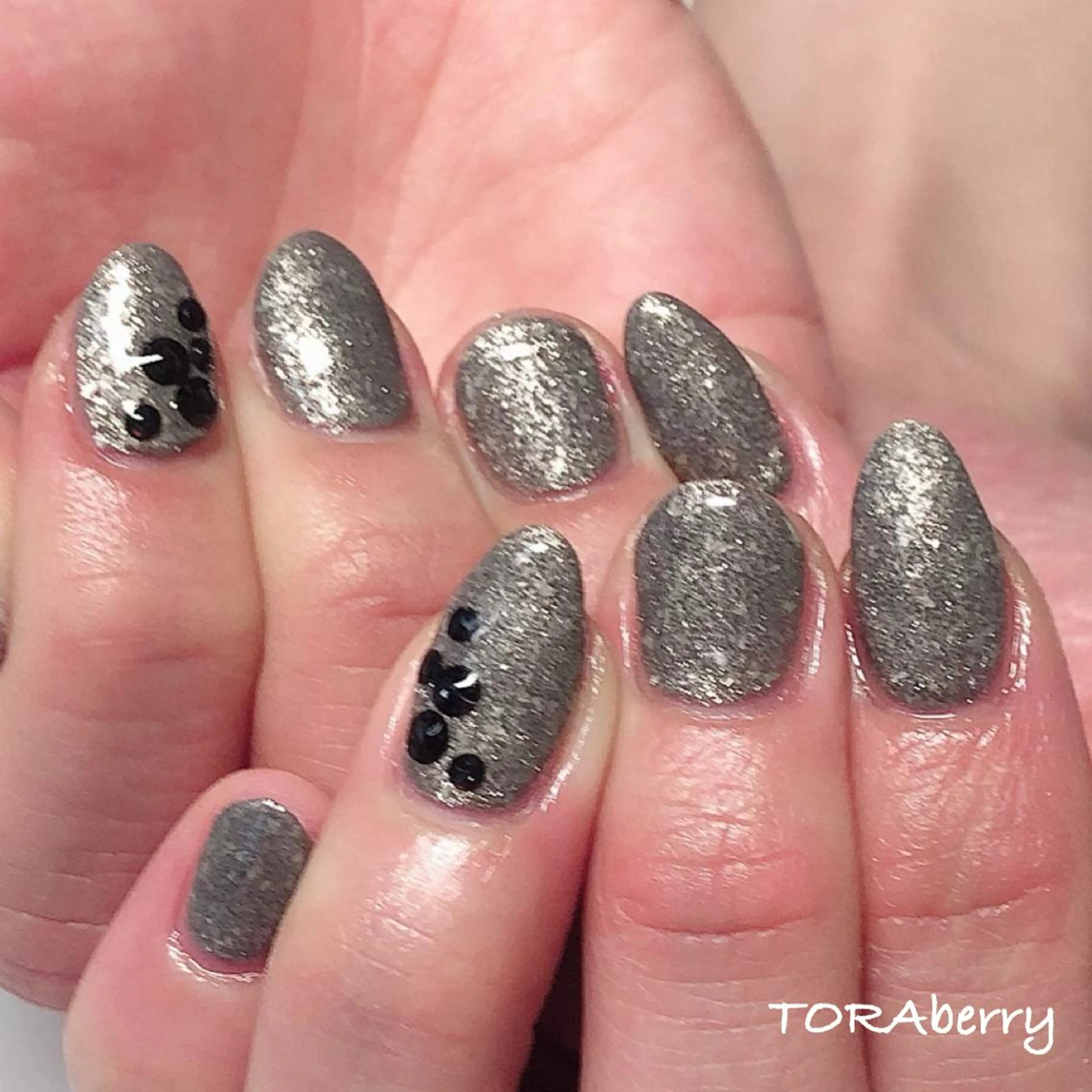 ネイル ラメ(グリッター) ハンドネイル ネイリスト なつみのネイルデザイン