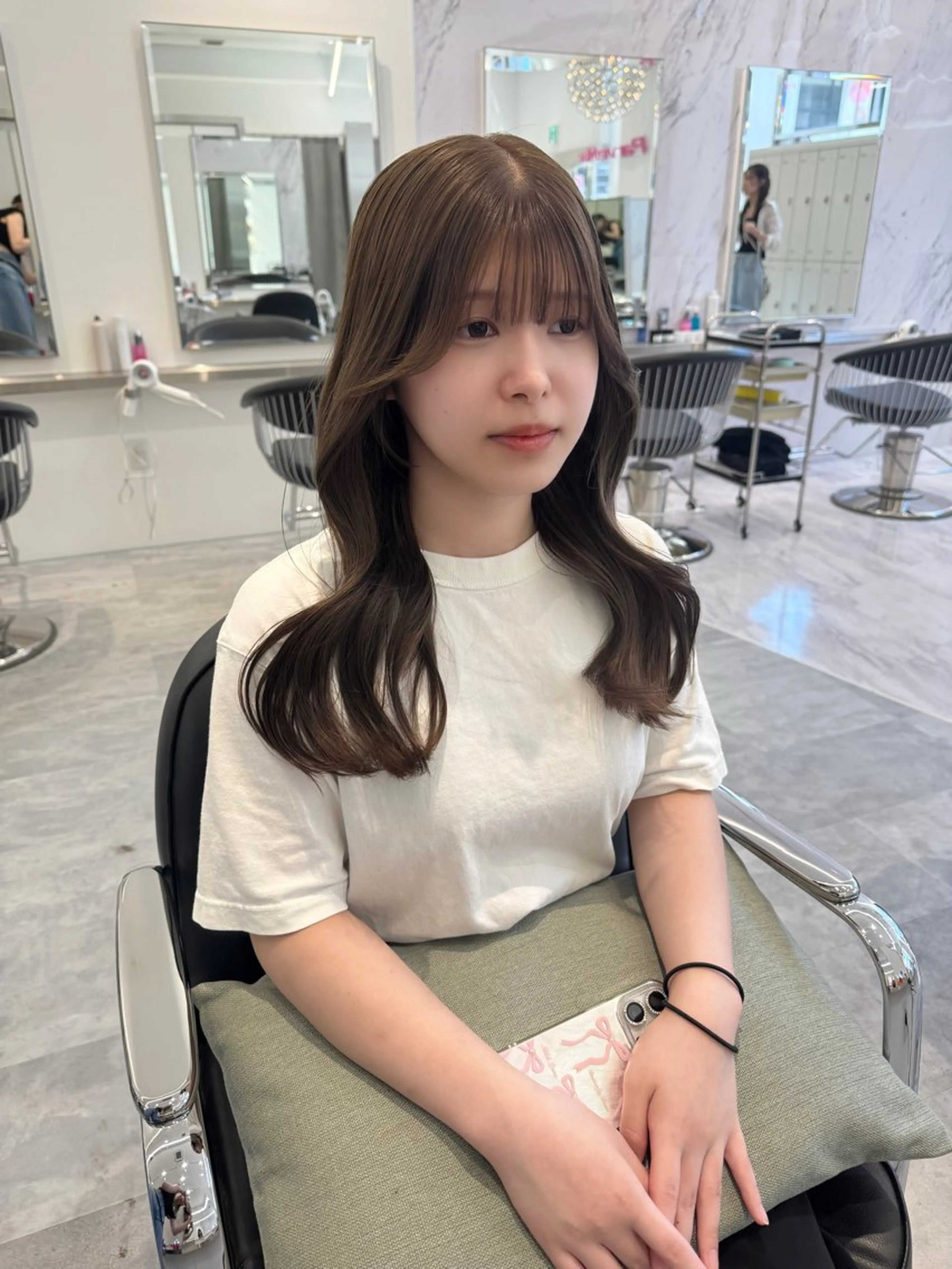 ロング カラー ヘアカラー ParveMix🍀 藤原愛未のヘアスタイル