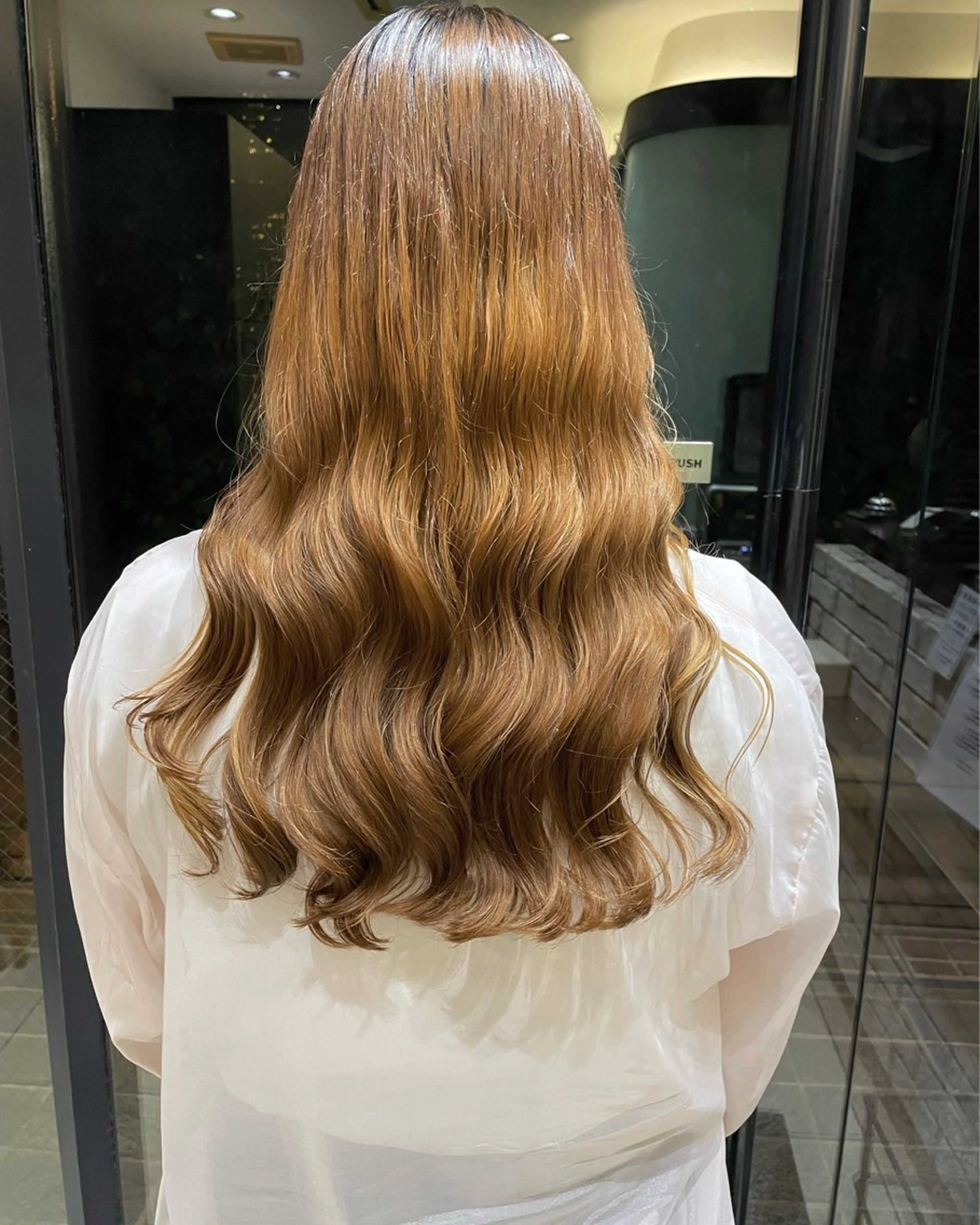 ロング 韓国風パーマ🌿コテ 巻き風パーマ/るいのヘアスタイル