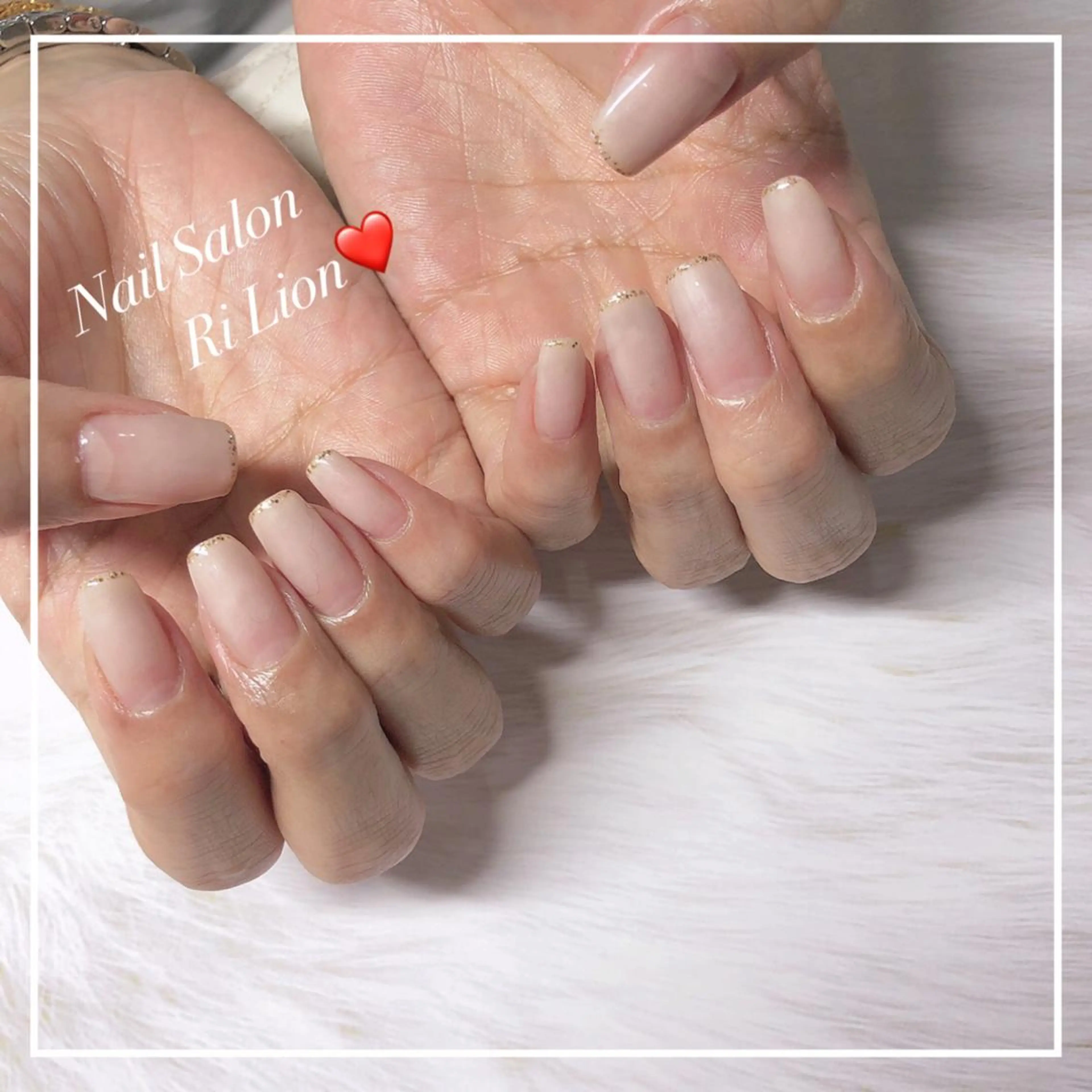 ネイル ラメ(グリッター) RiLion💗 Risa🦋💜のネイルデザイン