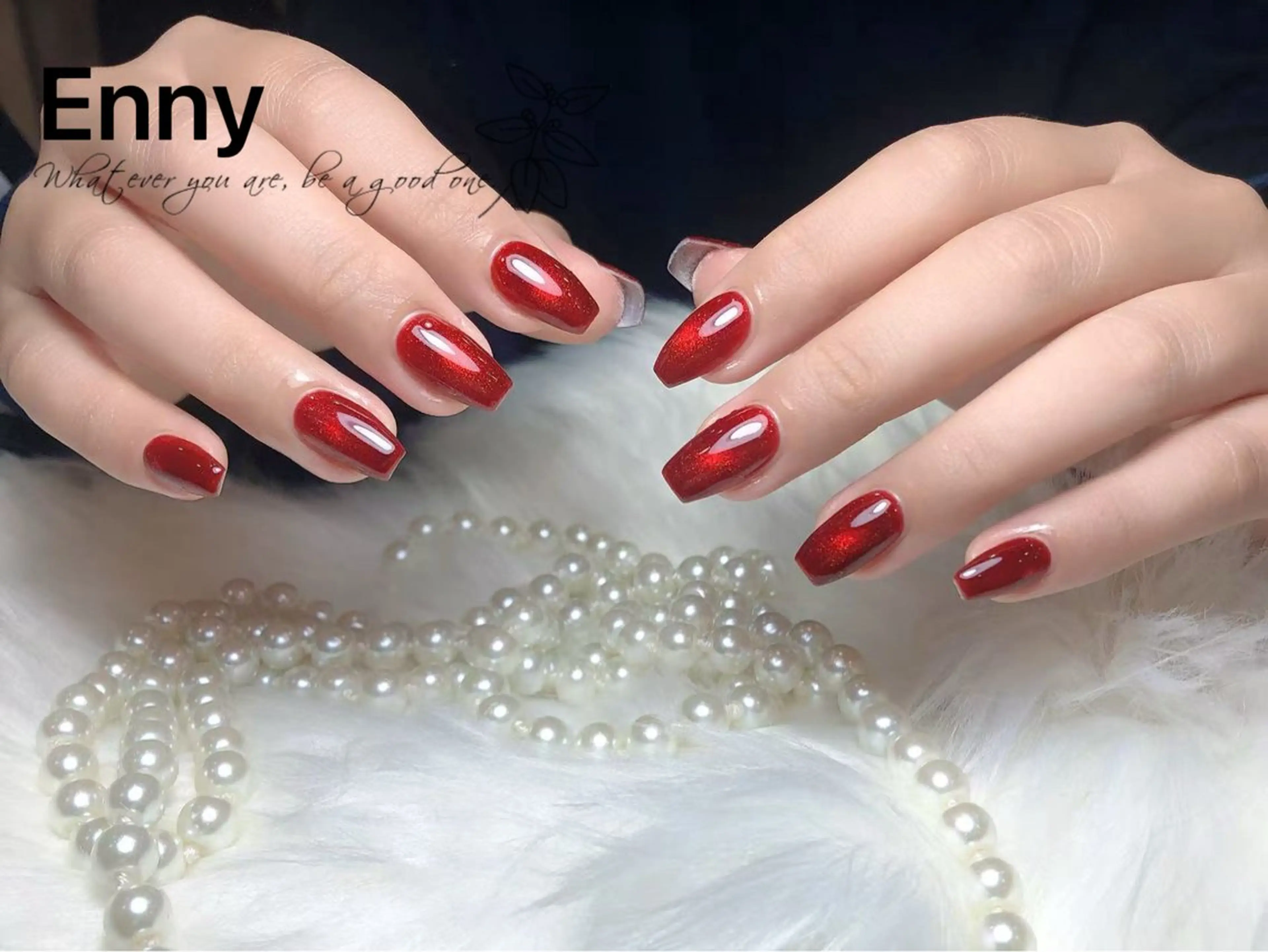 ネイル チークネイル フットネイル フレンチネイル ジェルネイル ガラスフレンチ ハンドネイル エニ Andyのネイルデザイン