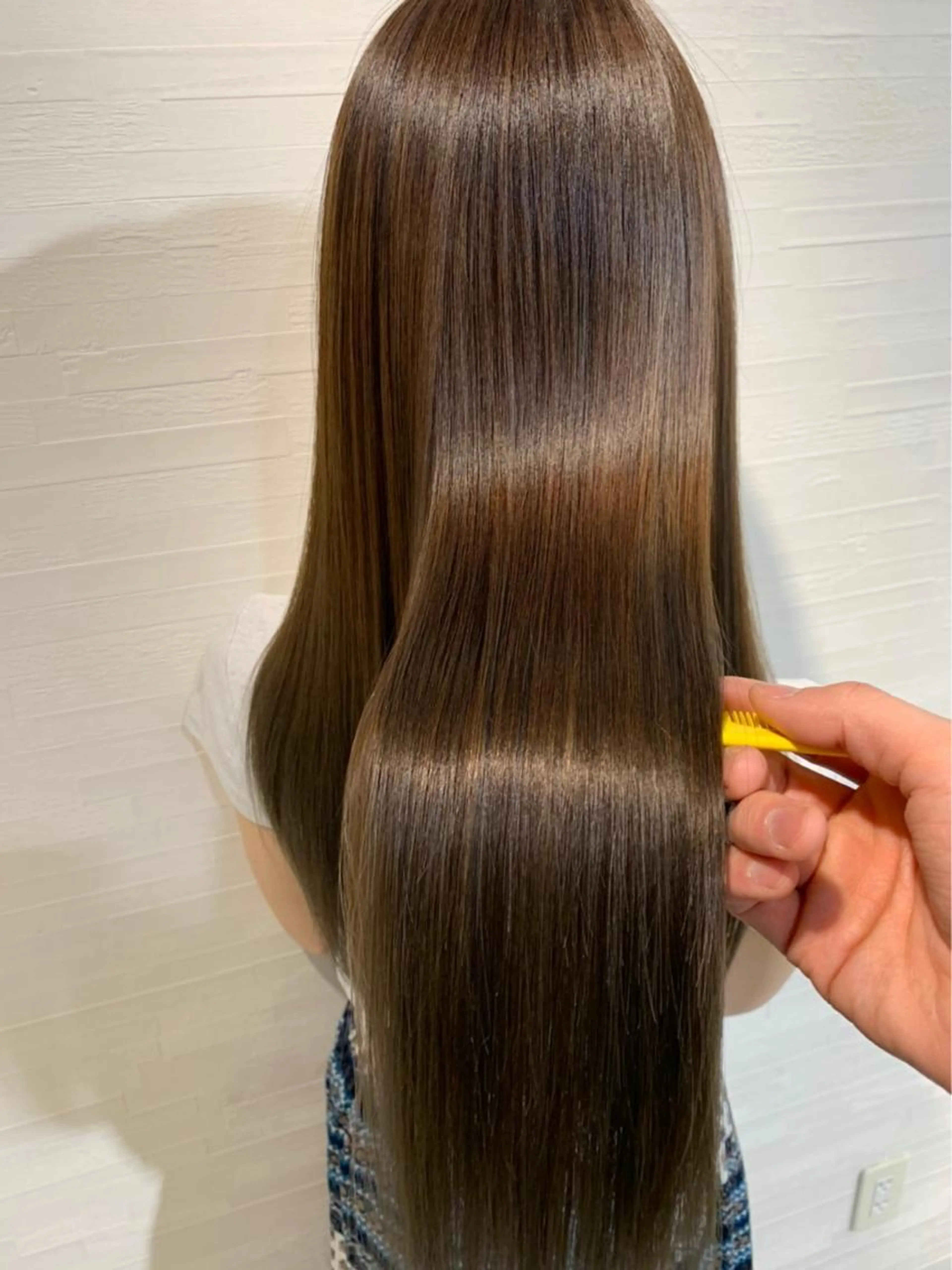 縮毛矯正の写真