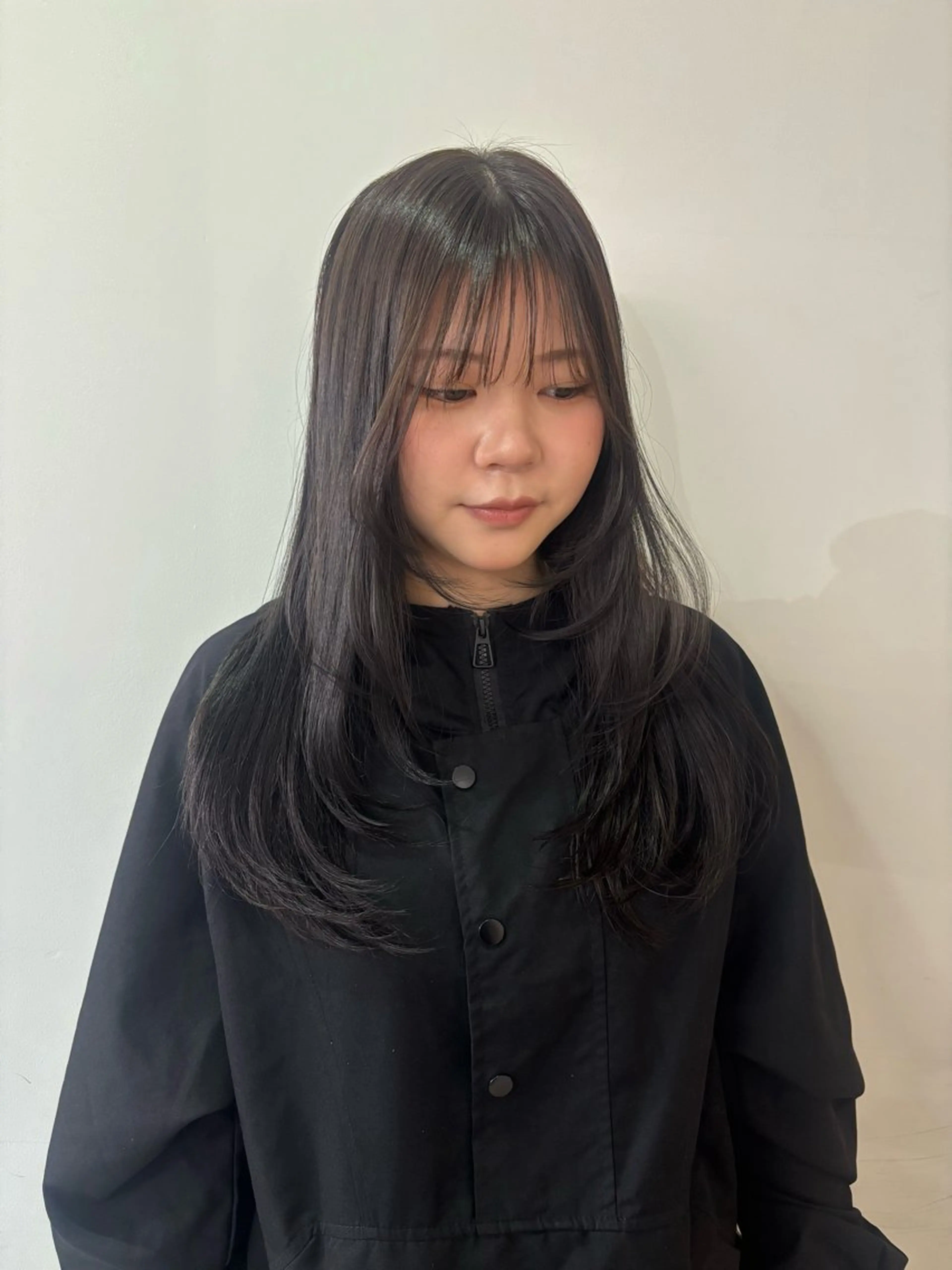 ロング ナナ/福岡天神美容室 チョコカラーのヘアスタイル