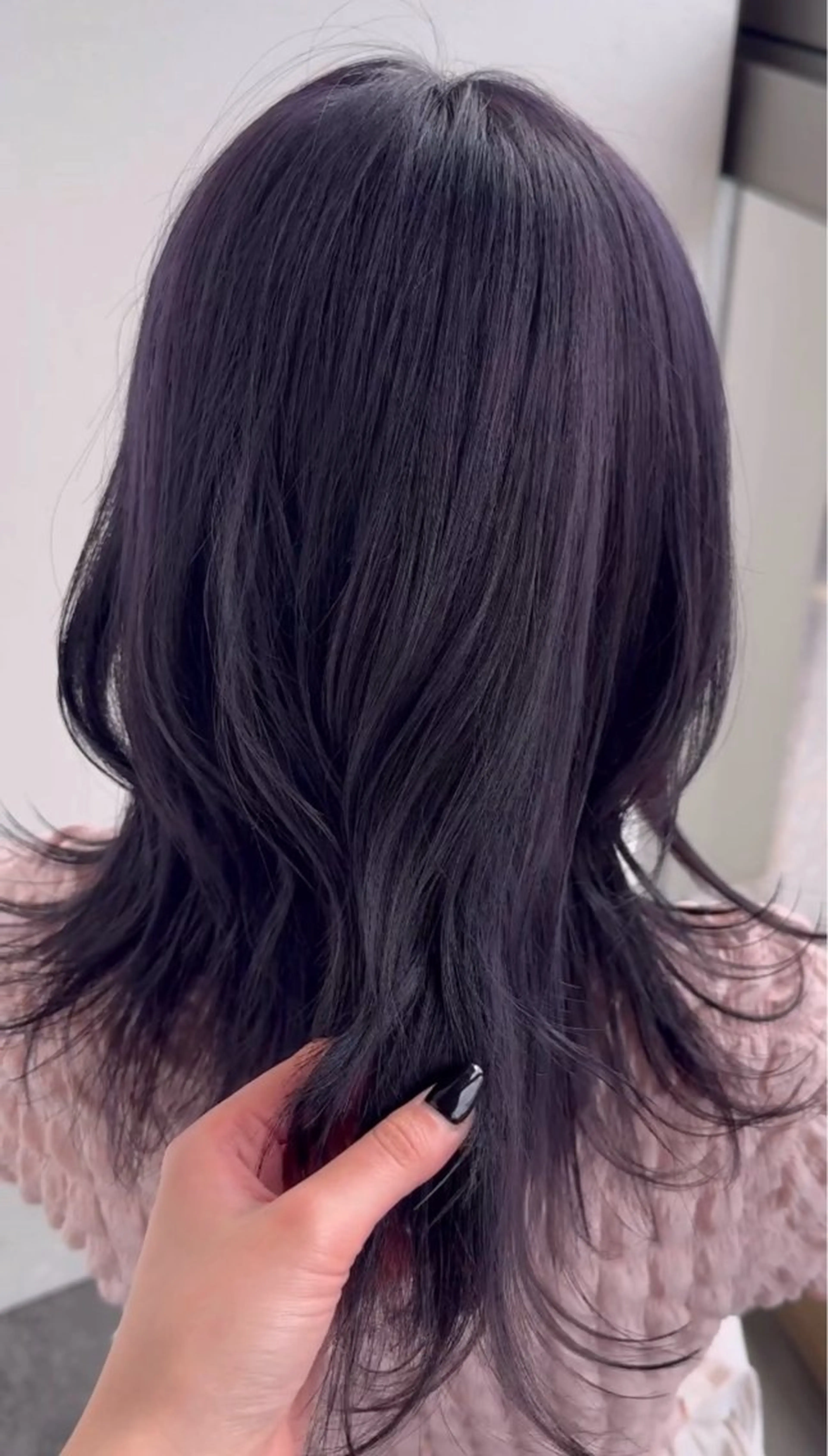 カラー ラベンダーカラー reuna rikoのヘアスタイル