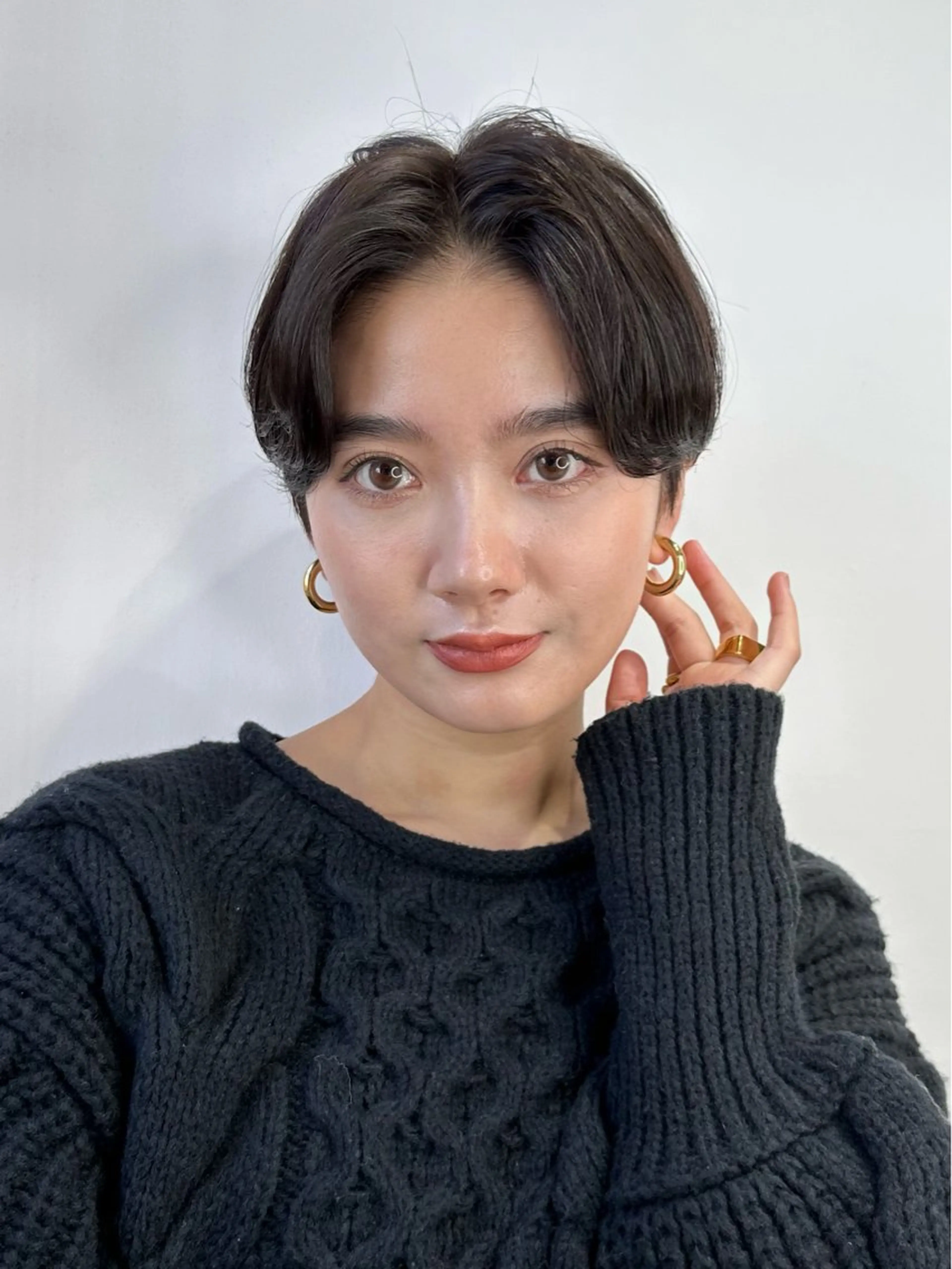 ショート カラー カット ヘアカラー 女性が憧れる ショート/角田愛和のヘアスタイル