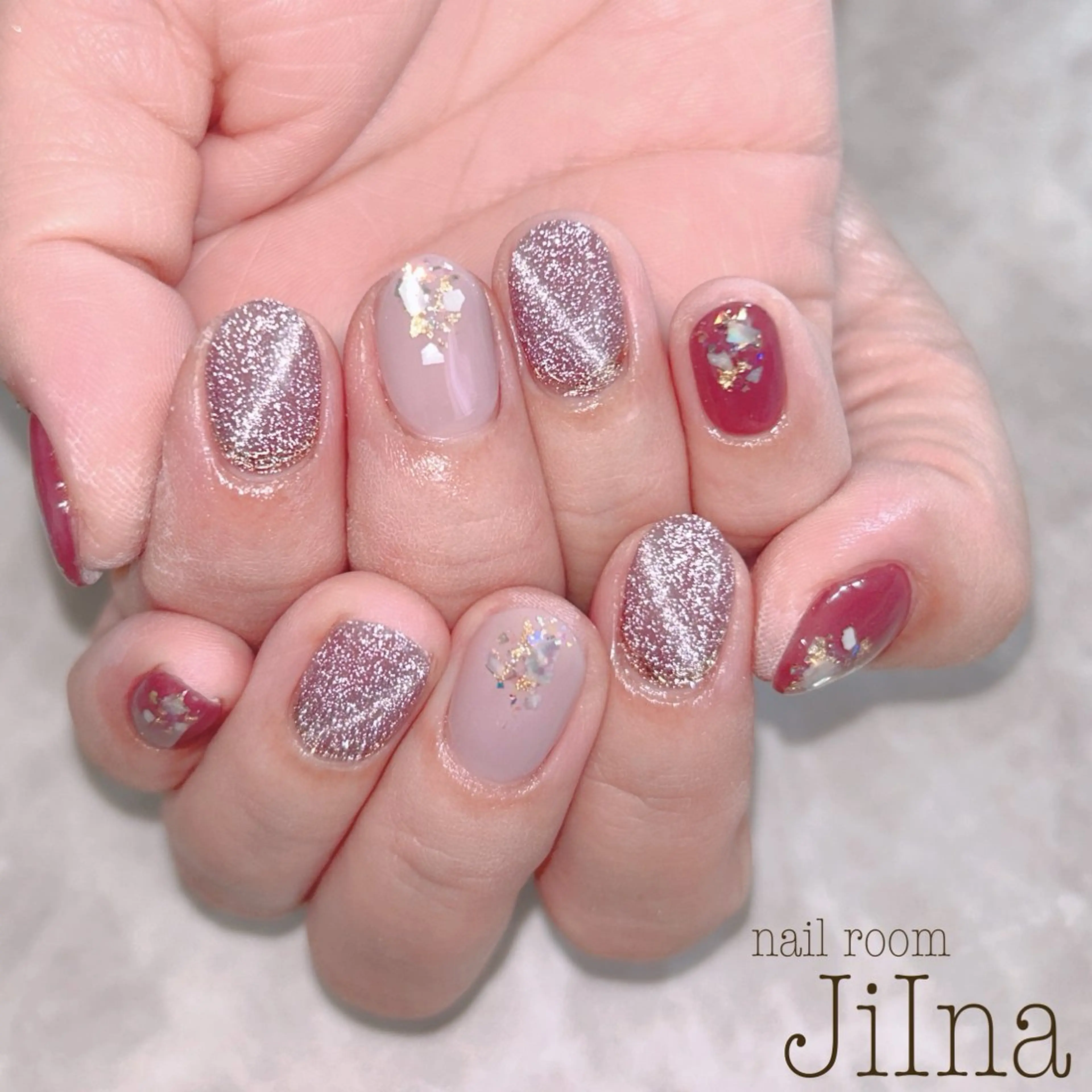 ネイル 持ち込み JiIna nailのネイルデザイン