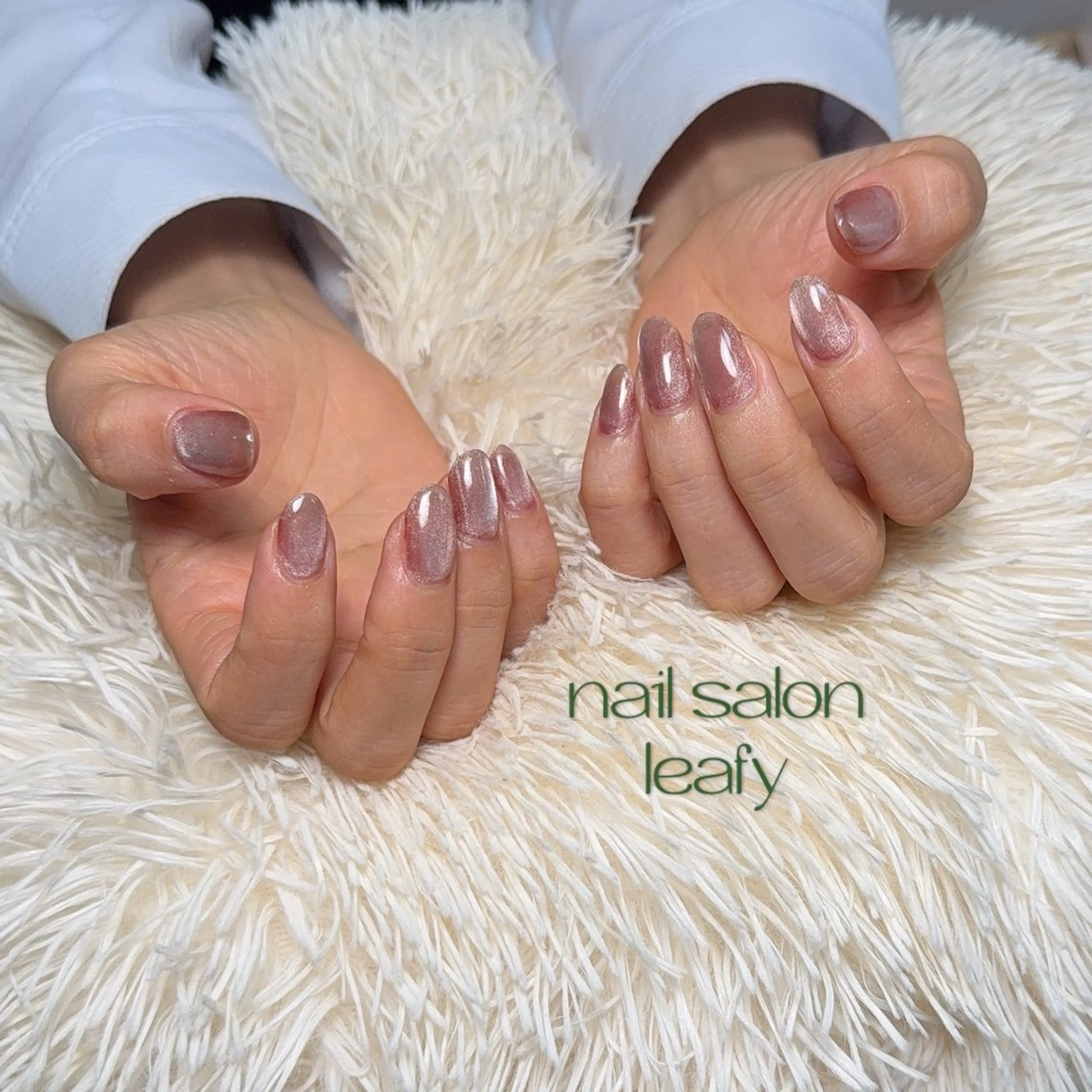 ネイル マグネットネイル ネイルサロン leafyのネイルデザイン