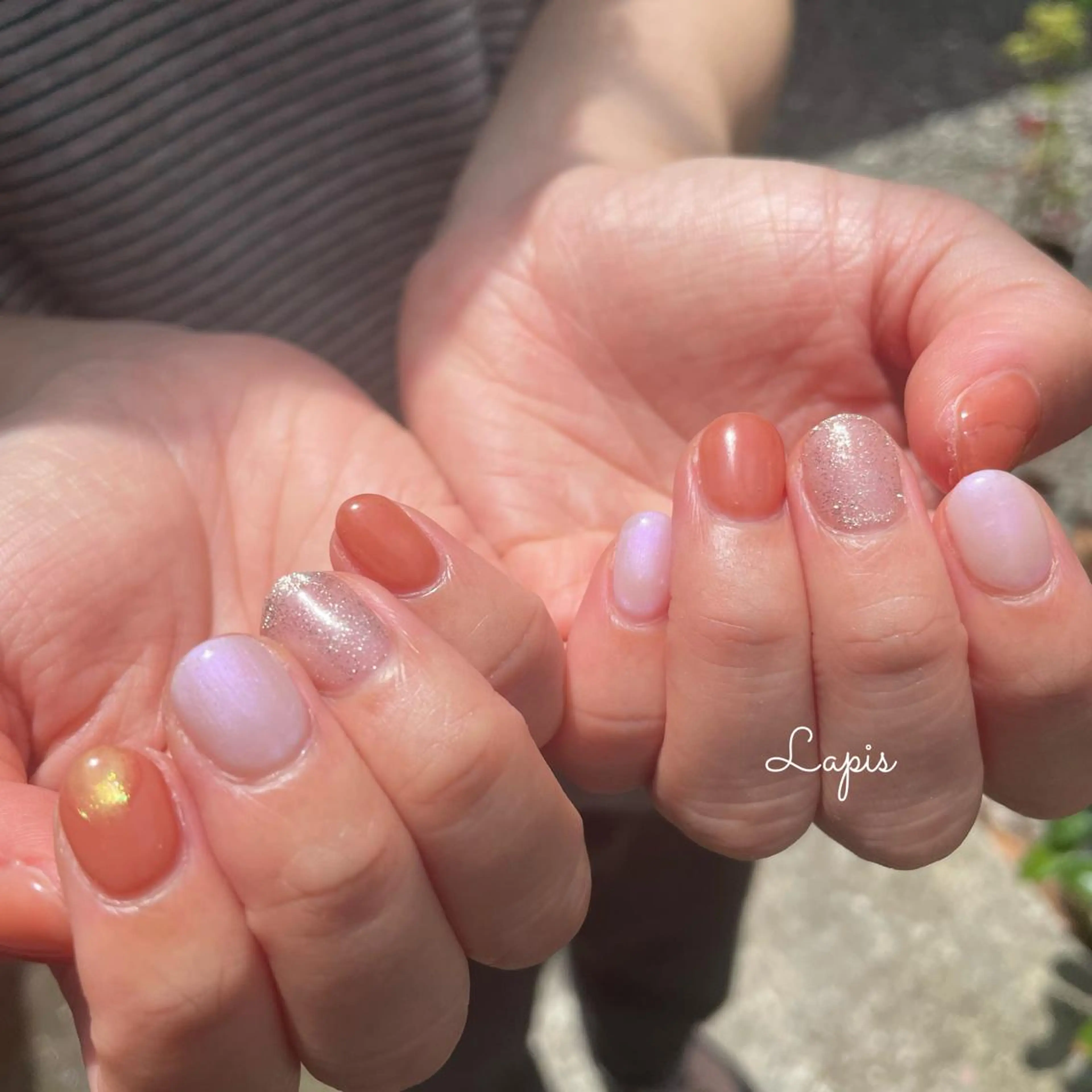 ネイル ハンドネイル Lapis *のネイルデザイン