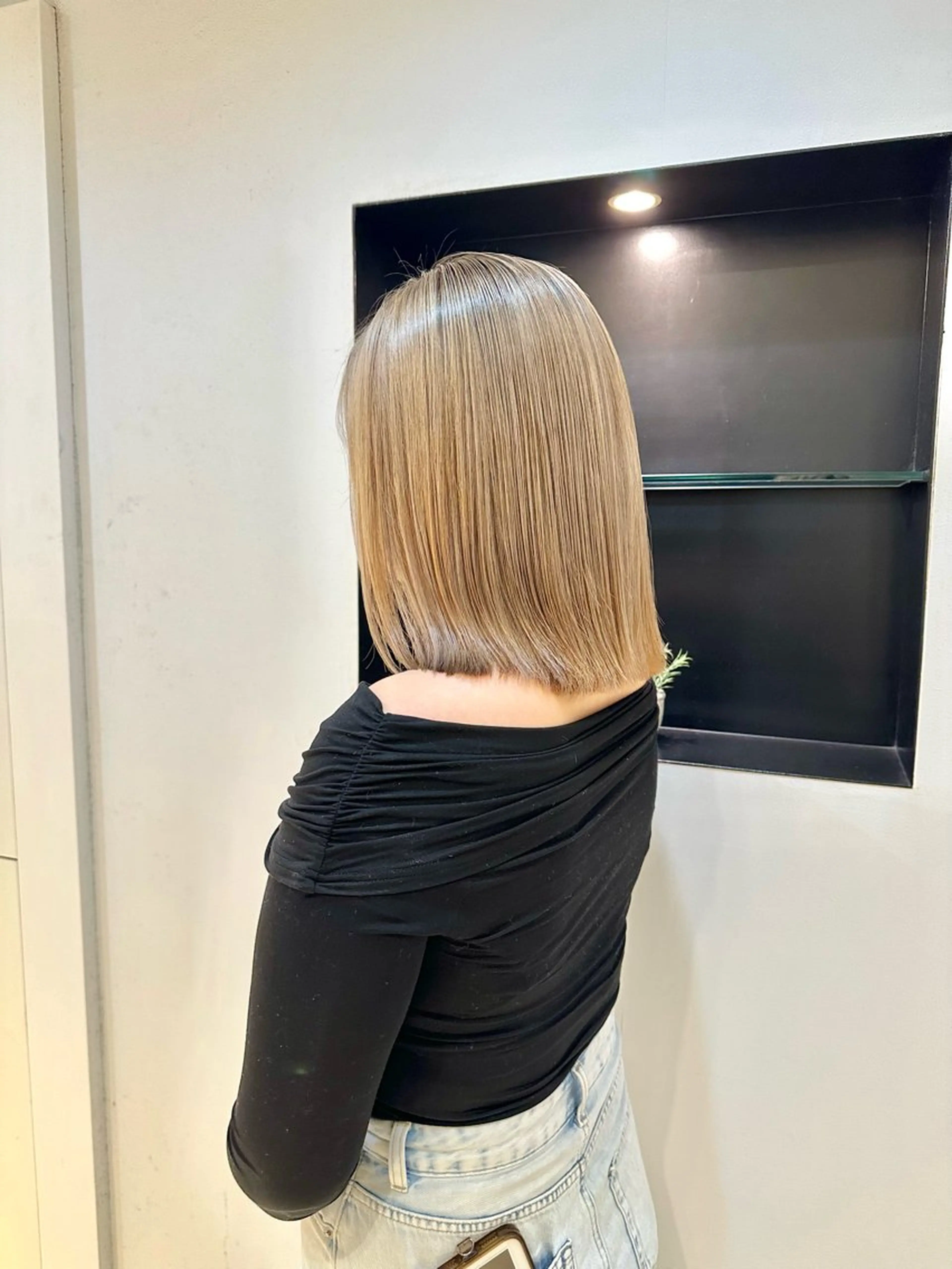 ショート カラー TAYA大阪上本町所属・十場【髪質改善】 【ダブルカラー】のヘアスタイル