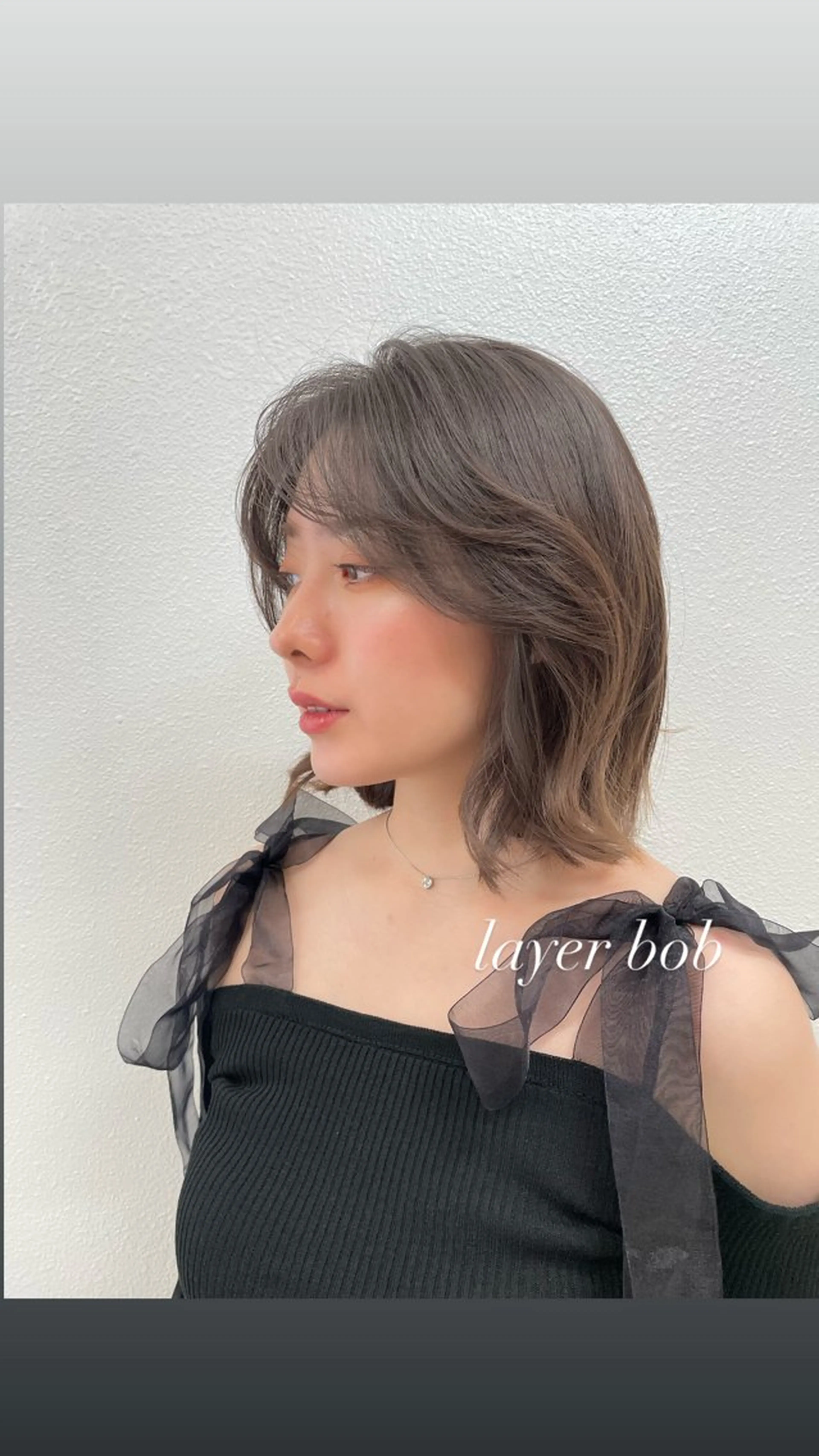 ショート ボブレイヤー ボブ レイヤーカット カット トリートメント ヘアセット ♡レイヤー/ボブ 透明感/うらら♡のヘアスタイル