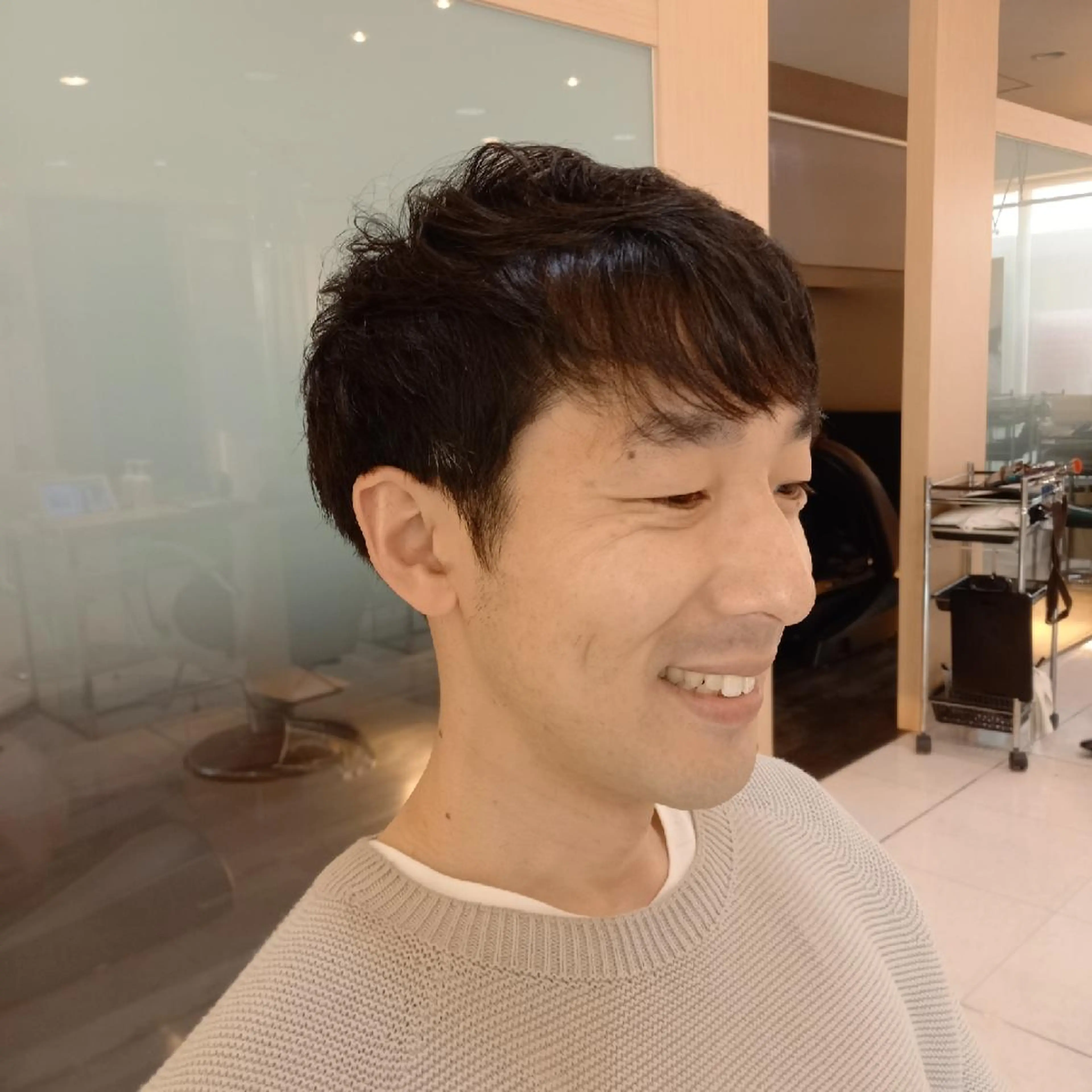 メンズ パーマ メンズパーマ 飯田・髪質改善縮毛矯 正・カラー・パーマのヘアスタイル