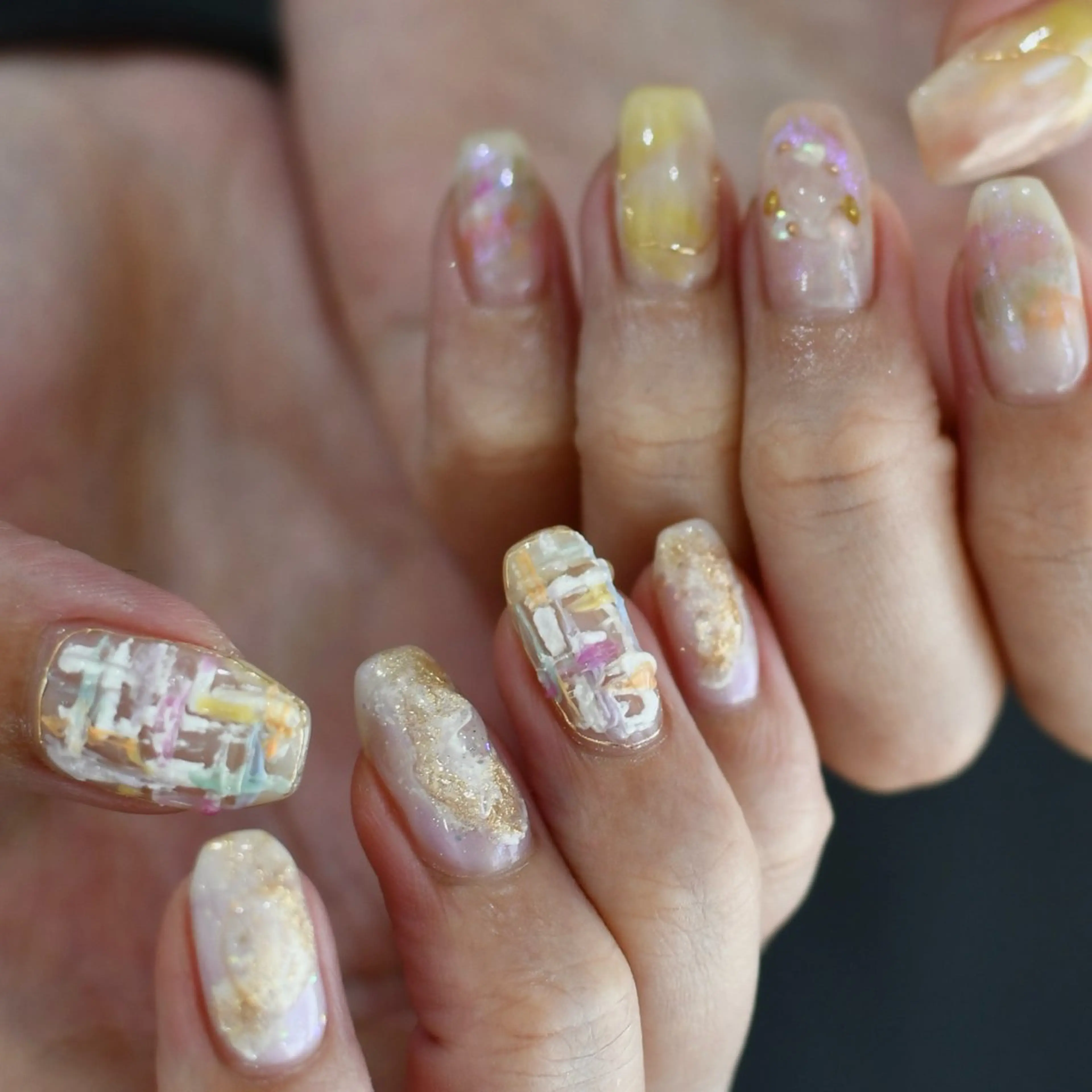 ネイル ニュアンスネイル ハンドネイル ハンドケア nuu栄 ユキ / 大人ニュアンスのネイルデザイン