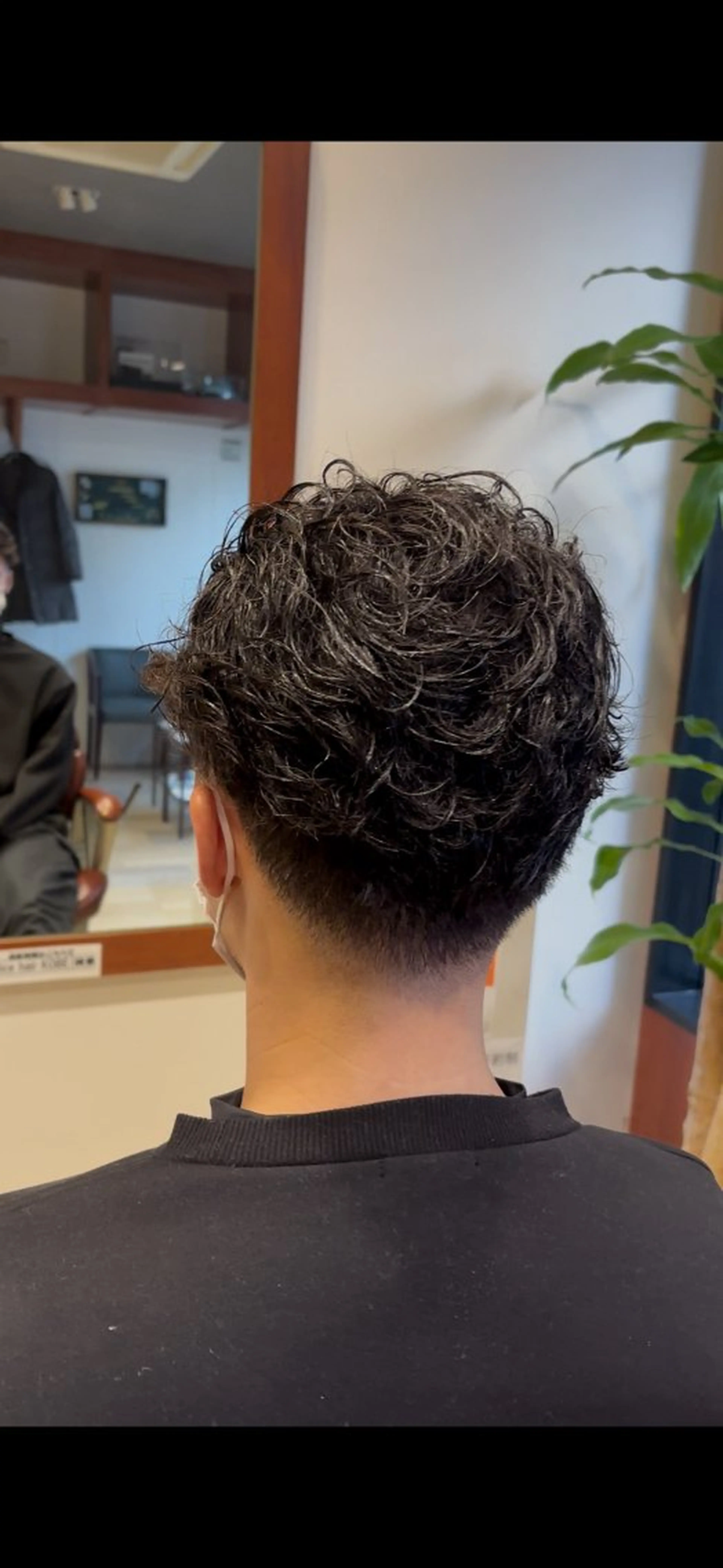 メンズカット+パーマの写真