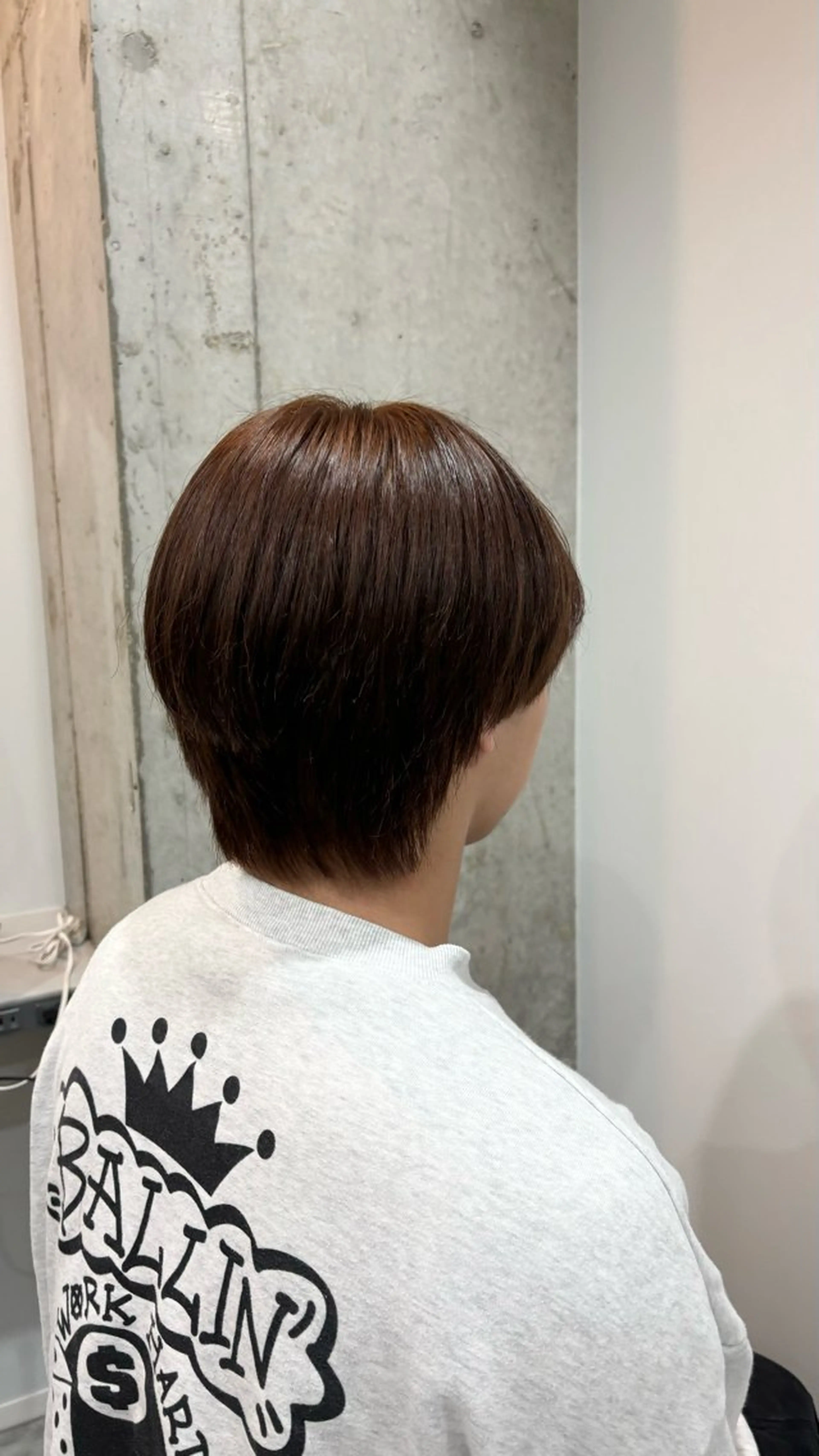 ショート カラー メンズ 暖色カラー🍓 sachi🤍のヘアスタイル