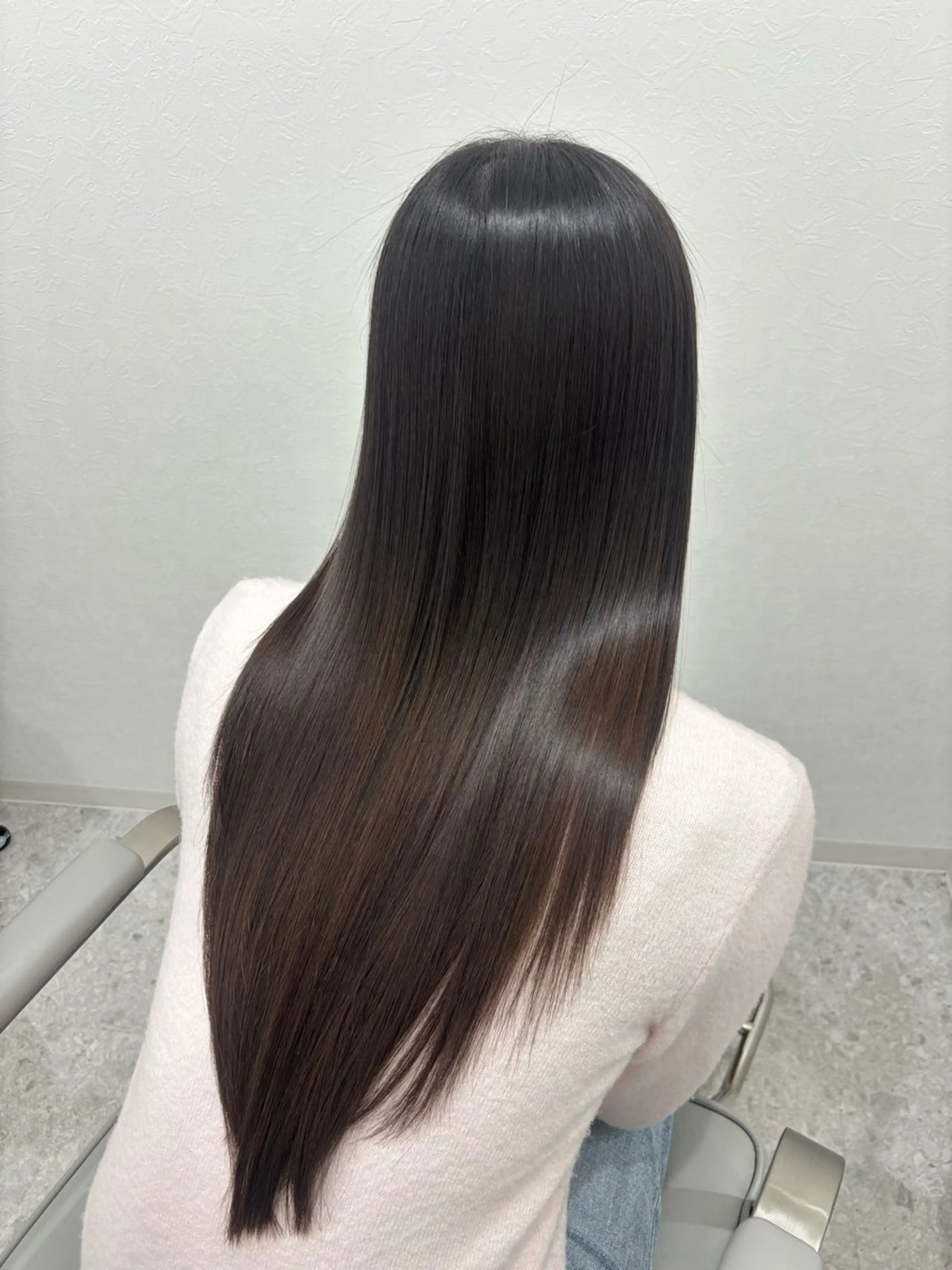 ロング 髪質改善 トリートメント カット トリートメント 💎縮毛矯正/透明感 カラー💎椎葉みひろのヘアスタイル