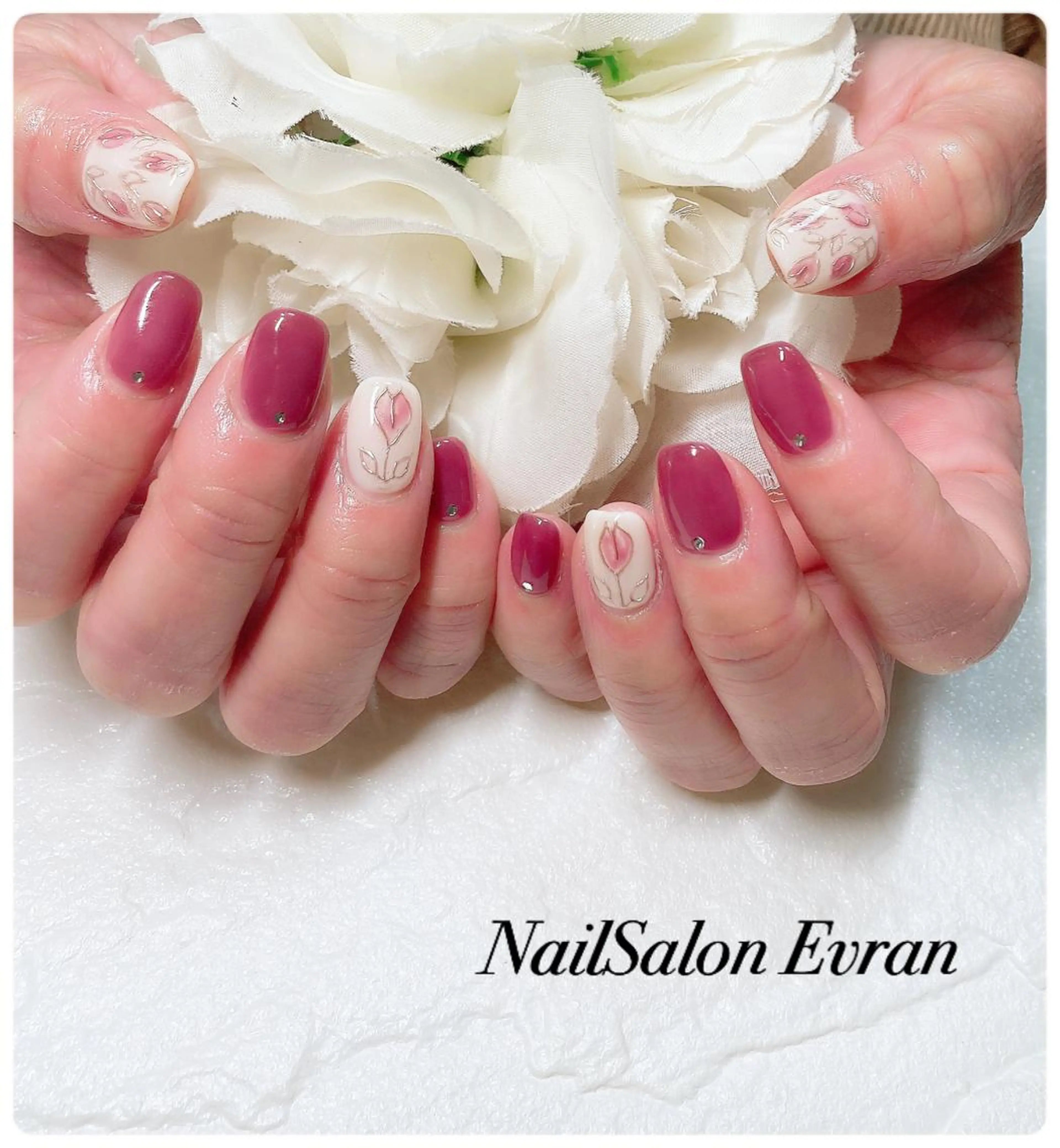 ネイル Nail salon Evranのネイルデザイン