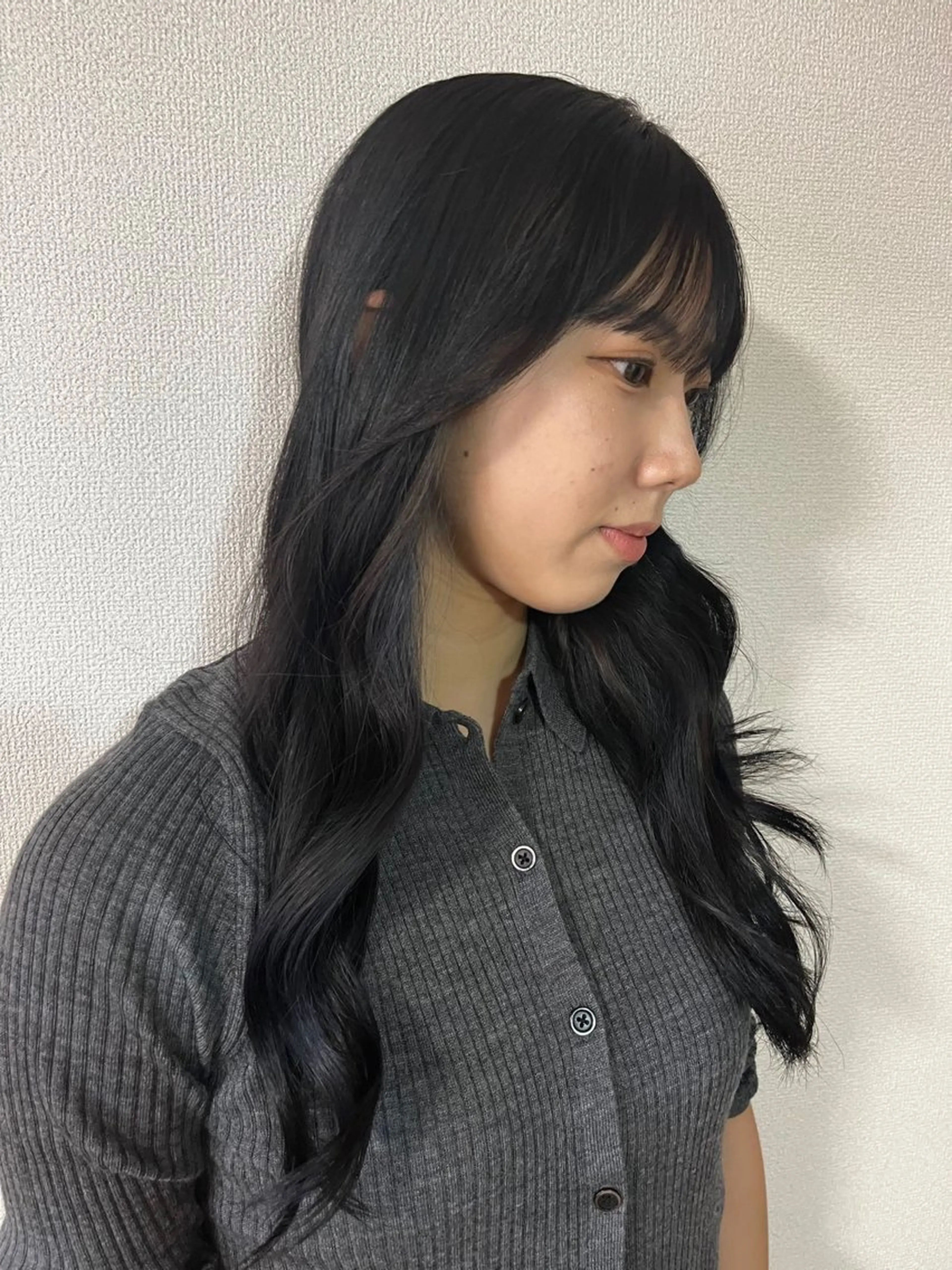 ロング カラー カーリーパーマ/ 透明ｶﾗｰ/MIKUのヘアスタイル