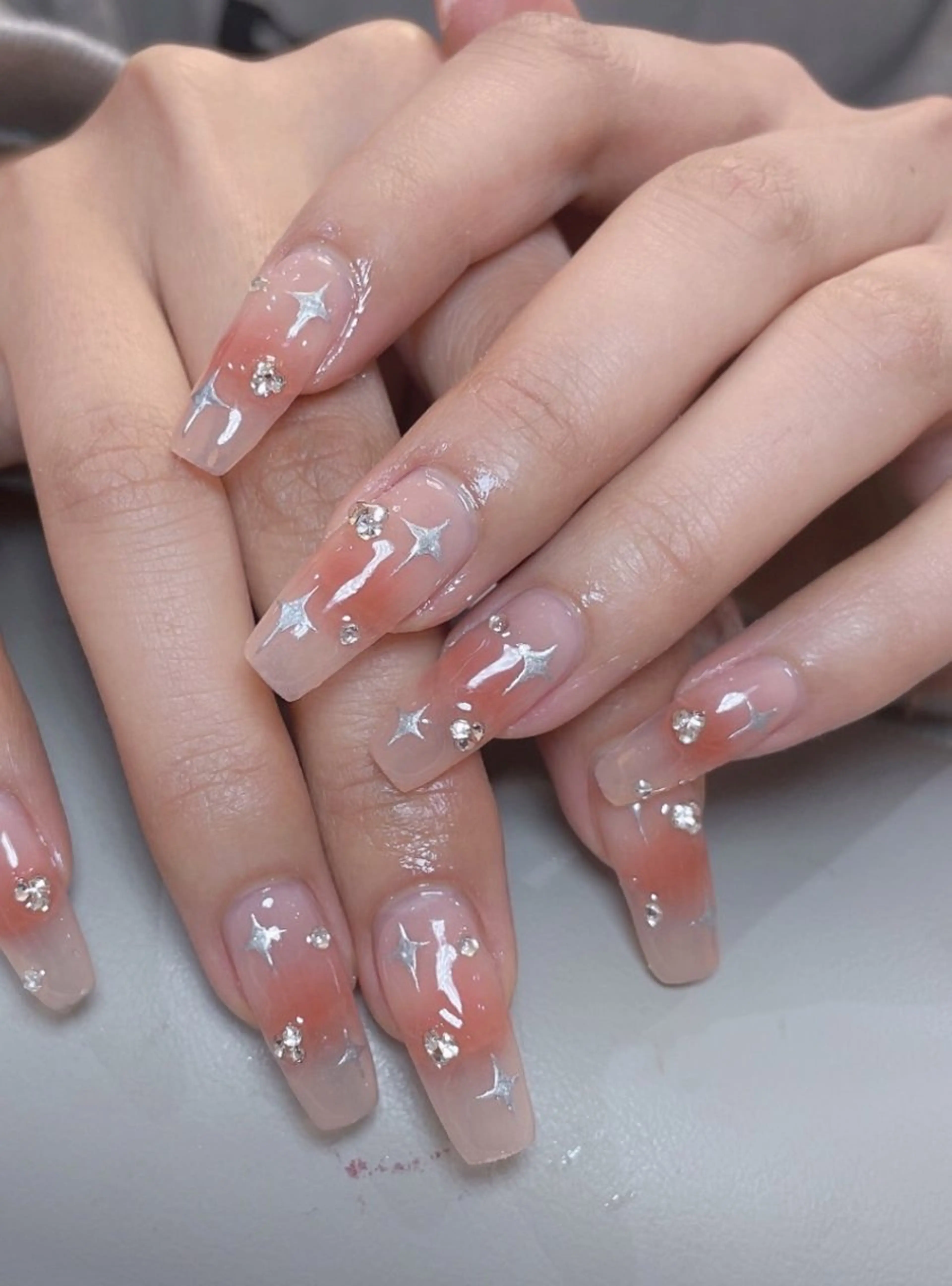 ネイル チークネイル フレンチネイル オフィスネイル ピンク スカルプネイル 大門浜松町 ネイルのネイルデザイン