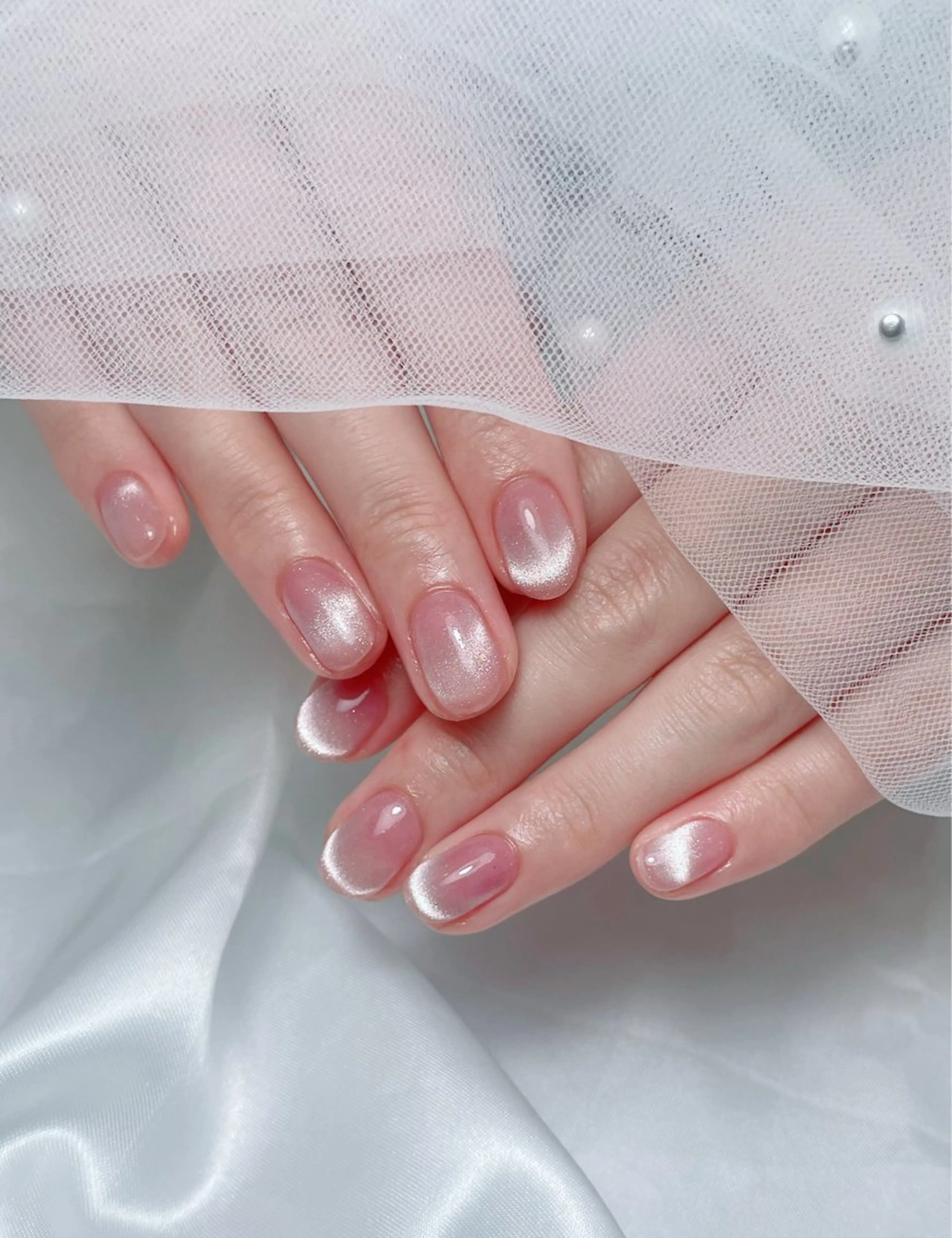 先着10名様限定✨⭐︎hand⭐︎何度でもオフ無料！マグネットorミラーネイル5600円→5050円の写真