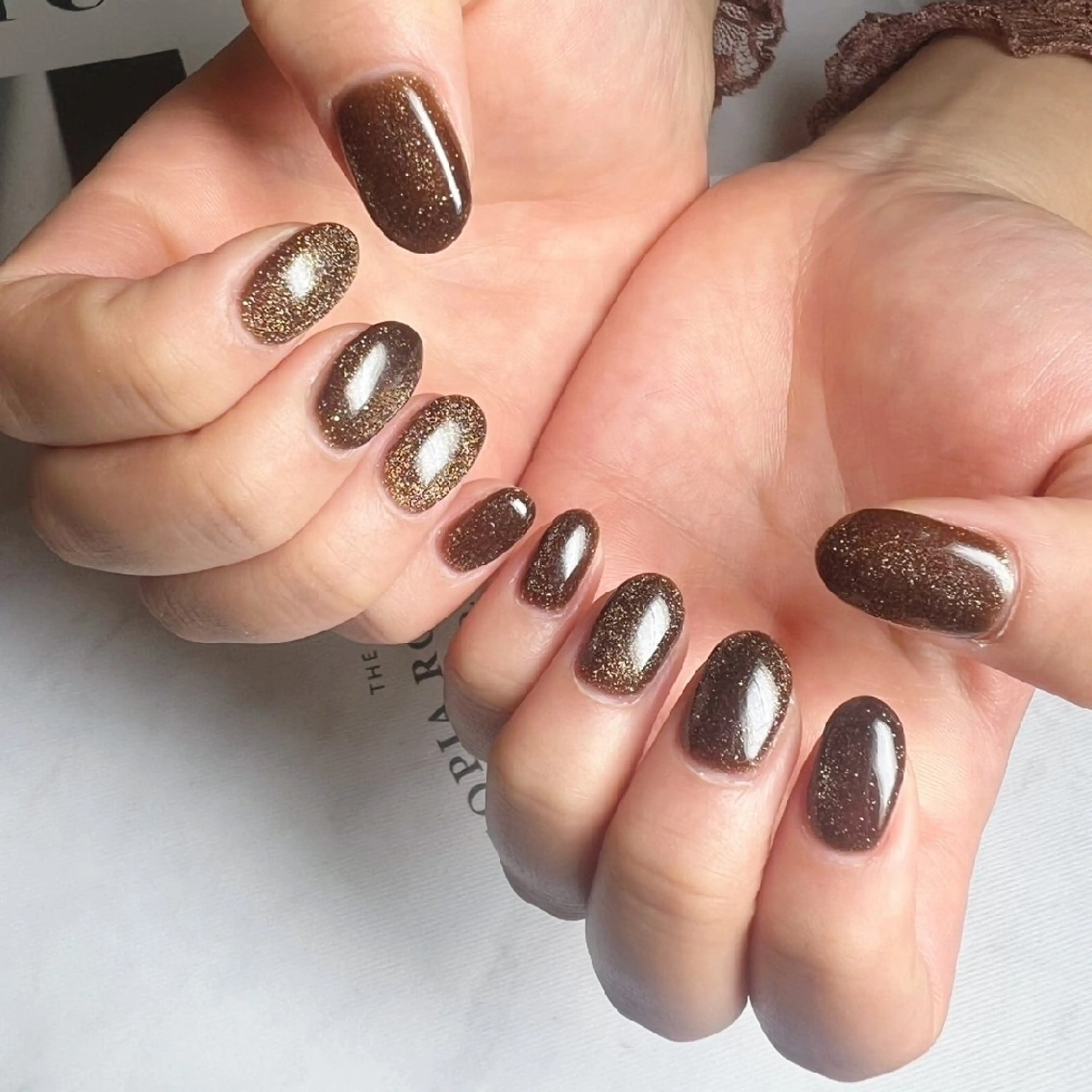 ネイル ラメ(グリッター) nailme! 遠藤智佳のネイルデザイン
