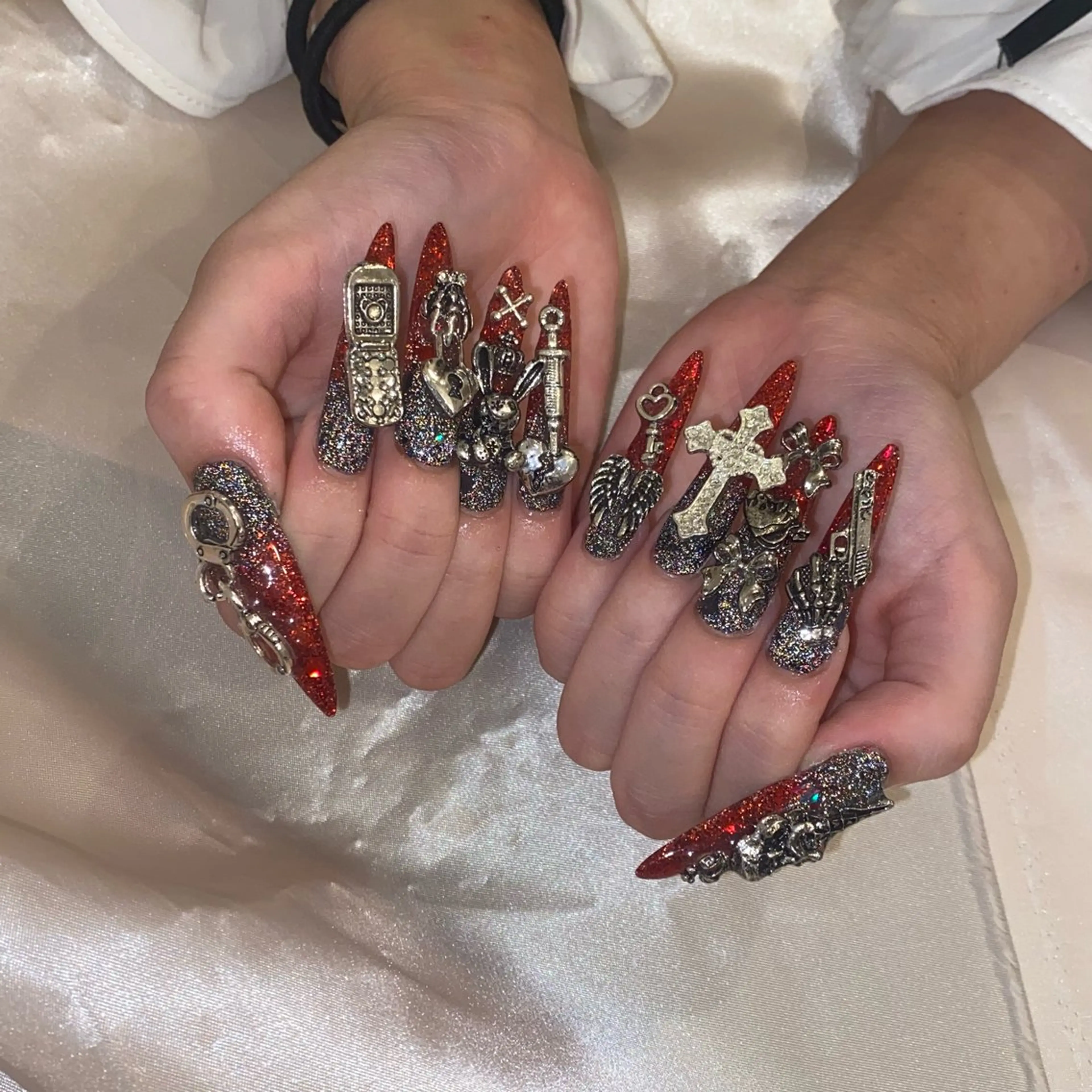 ネイル ハンドネイル la vie Luire ｱｽｶのネイルデザイン