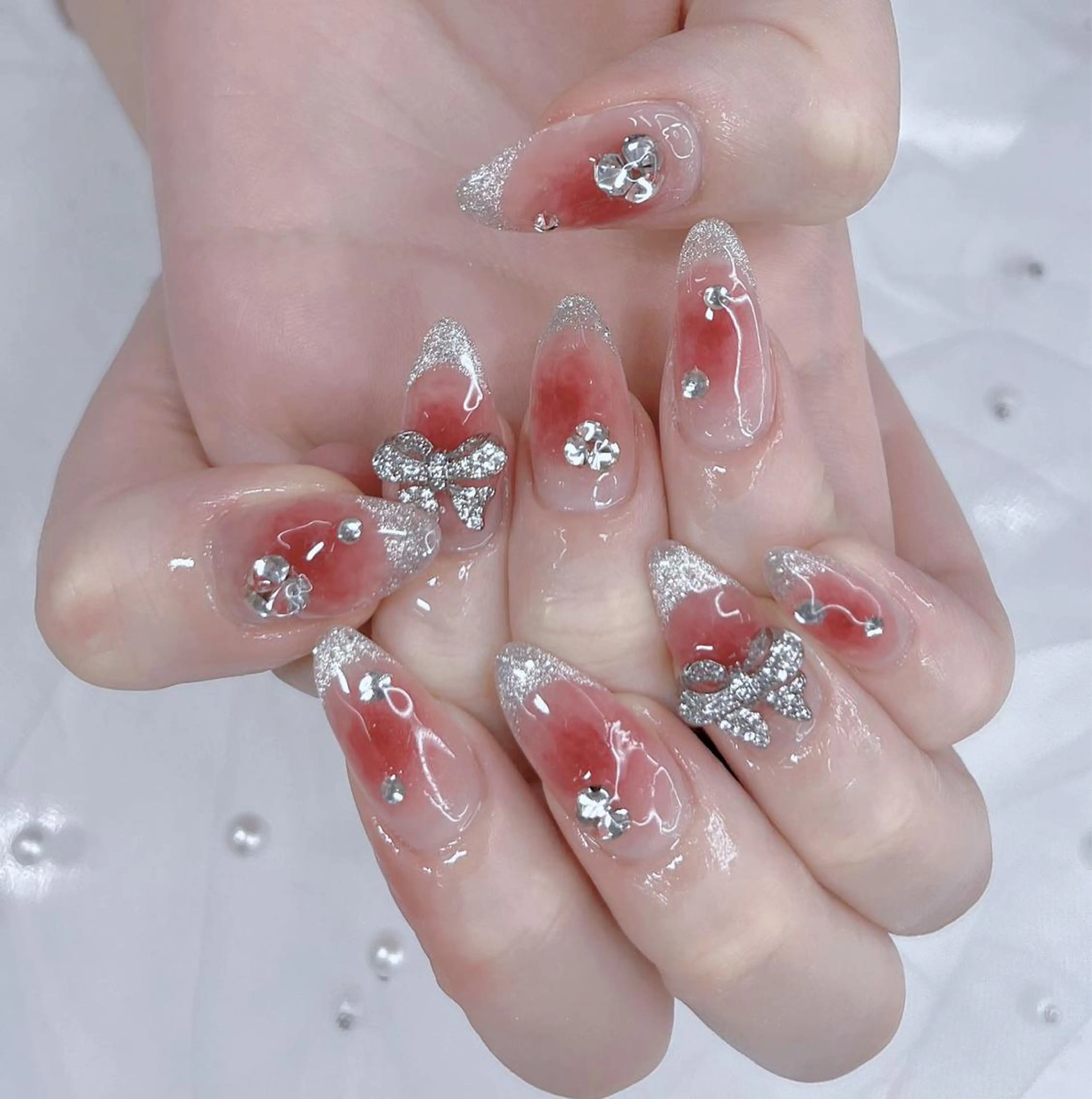 ネイル リボン Juno nailのネイルデザイン