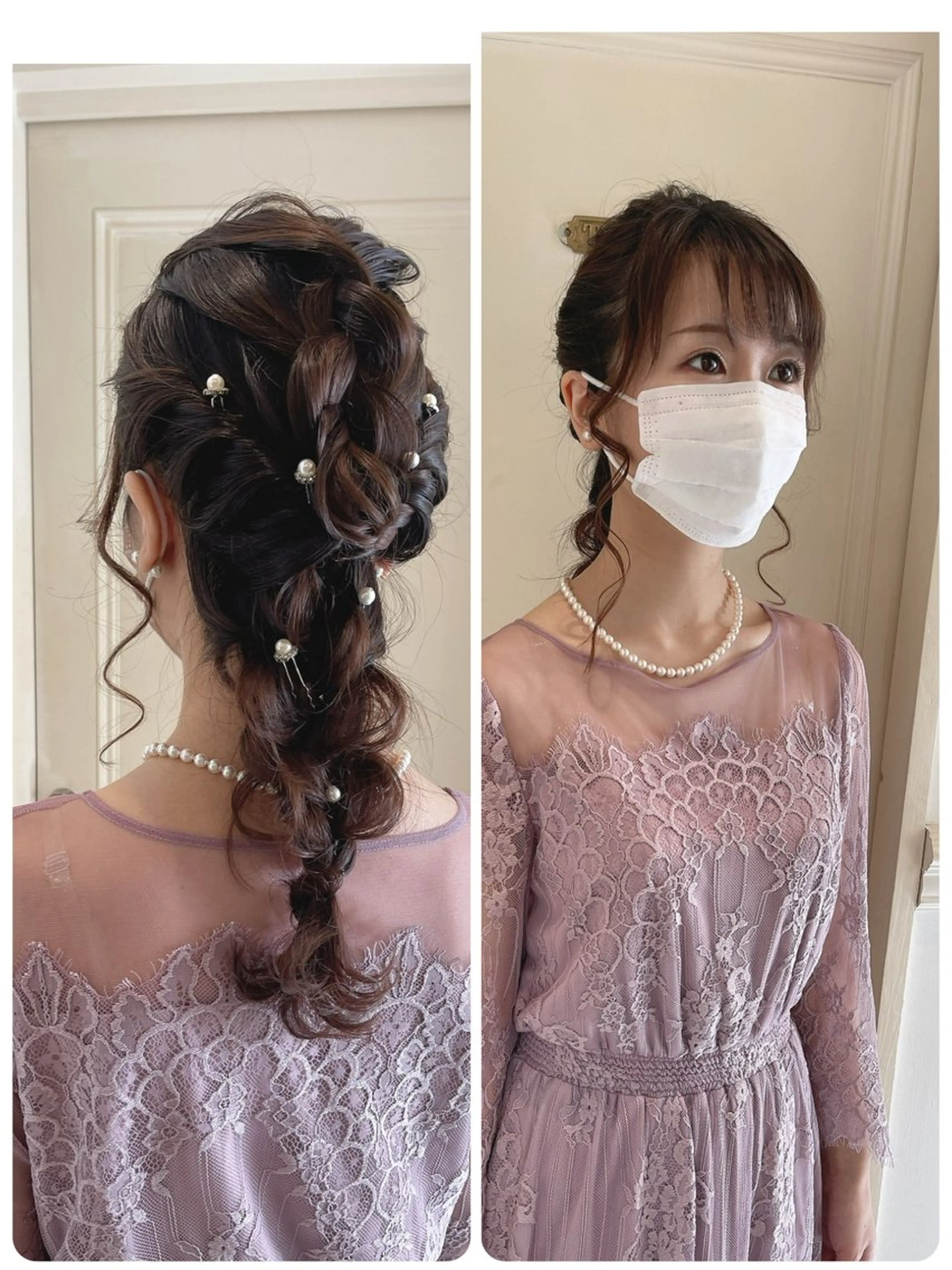 ヘアアレンジ ビーアトリエ目黒所属・ヘアセット着付け目黒 駅すぐ　松永香代子のヘアスタイル
