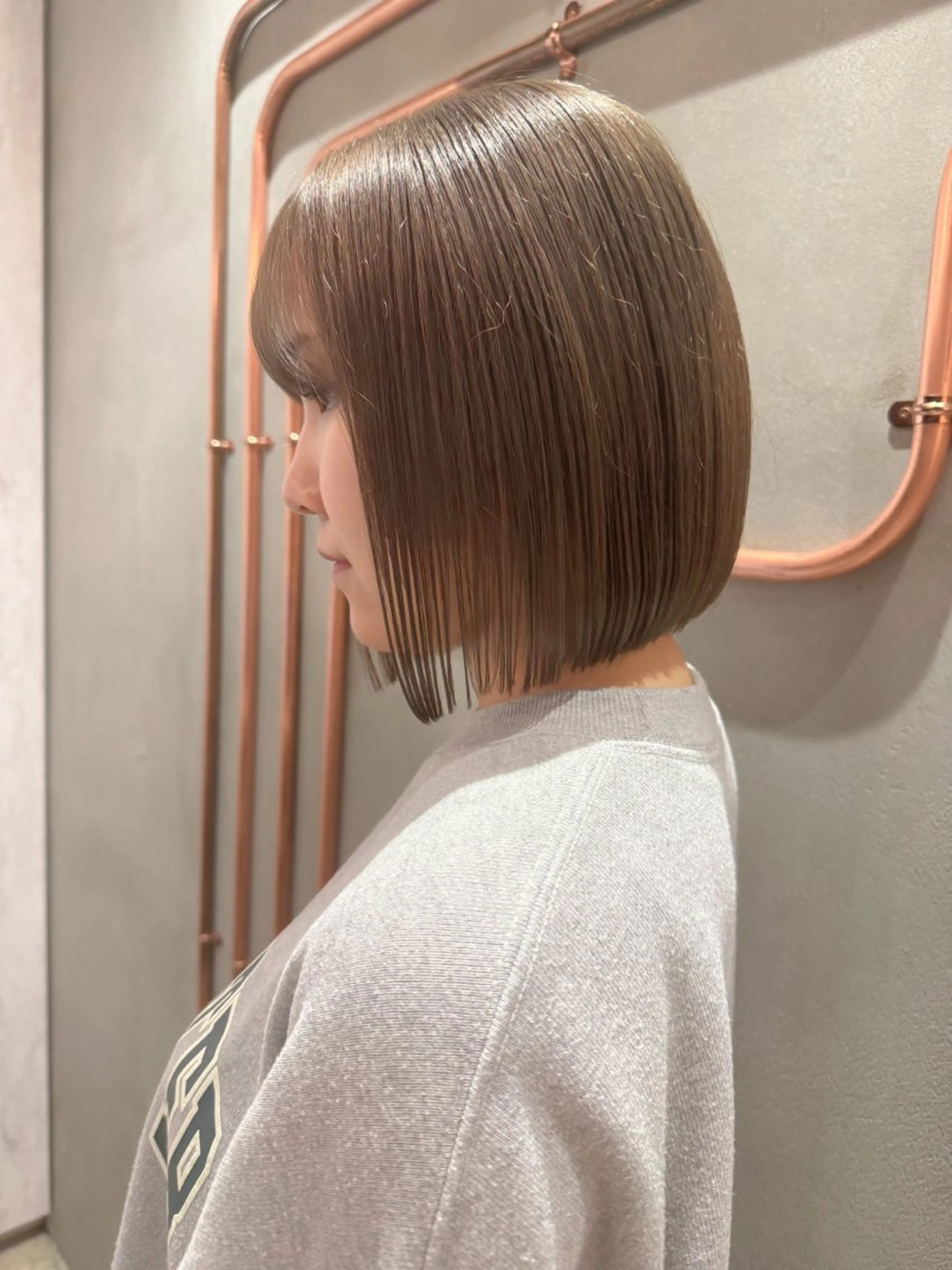 ショート カット ヘアカラー トリートメント 🌹ボブ/髪質改善 韓国ヘア🌹澤口龍成のヘアスタイル