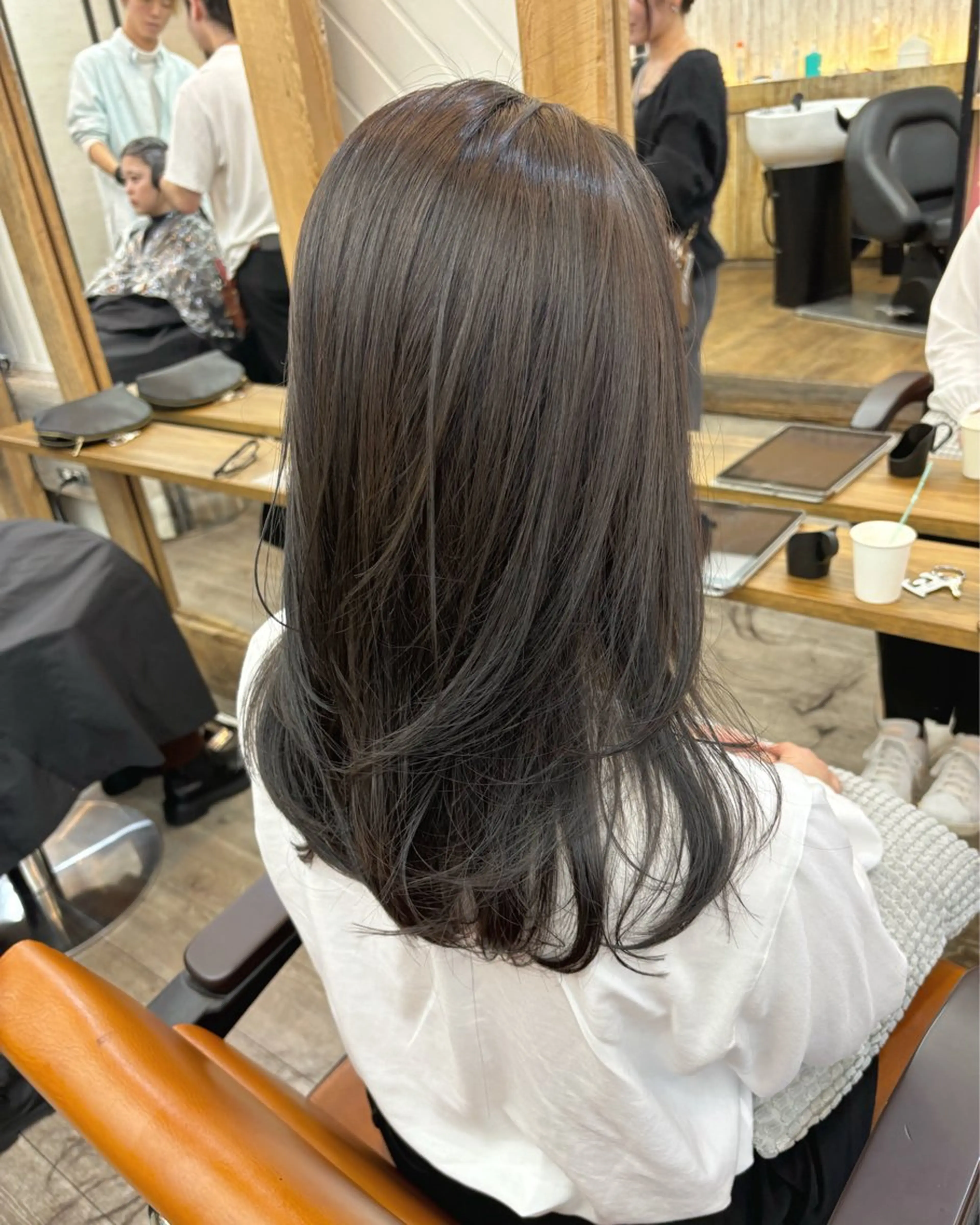 ロング カラー 広島/ヘアセット /ベージュ/わかなのヘアスタイル