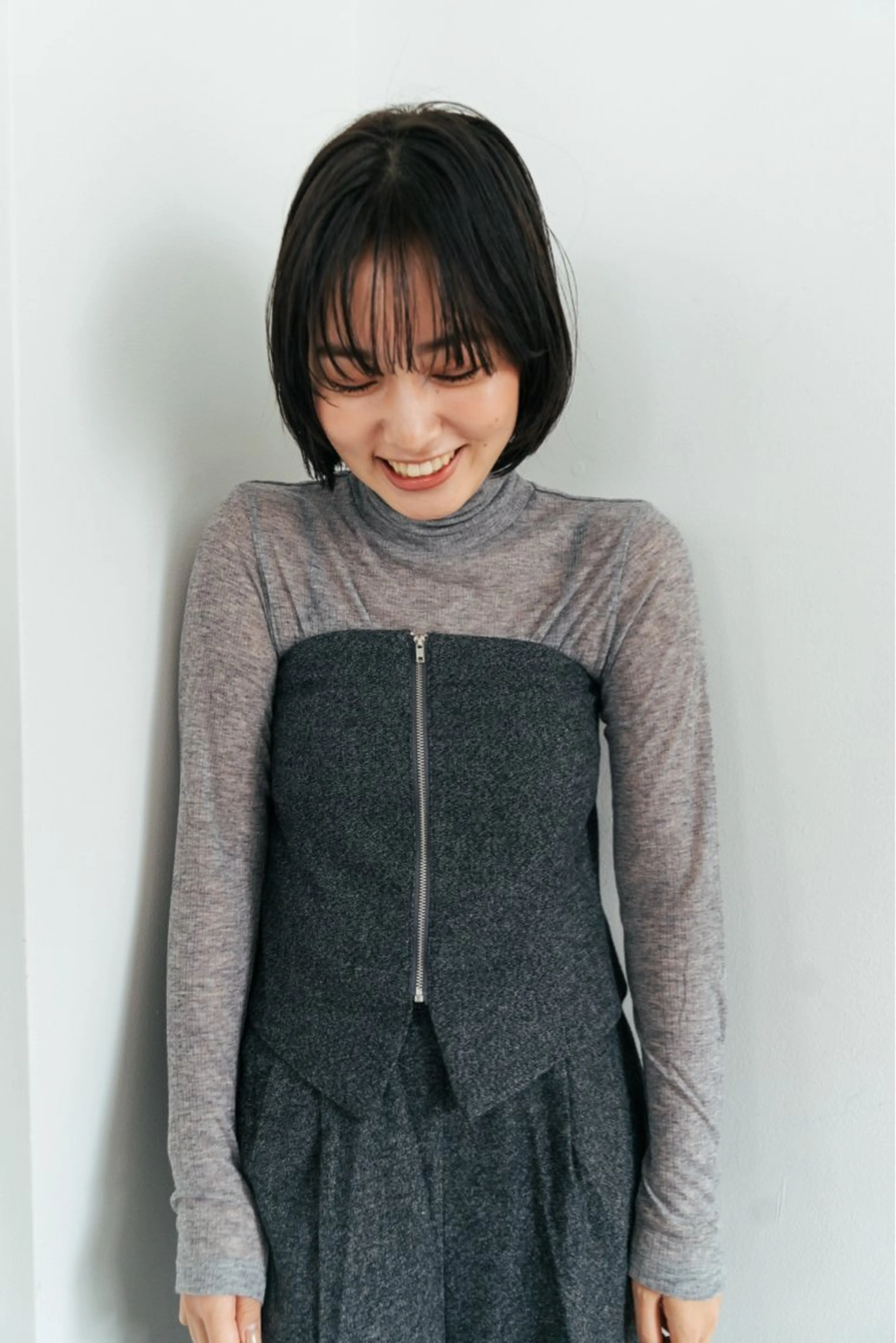 ショート パーマ 曲がる縮毛矯正 バレイヤージュ森田のヘアスタイル