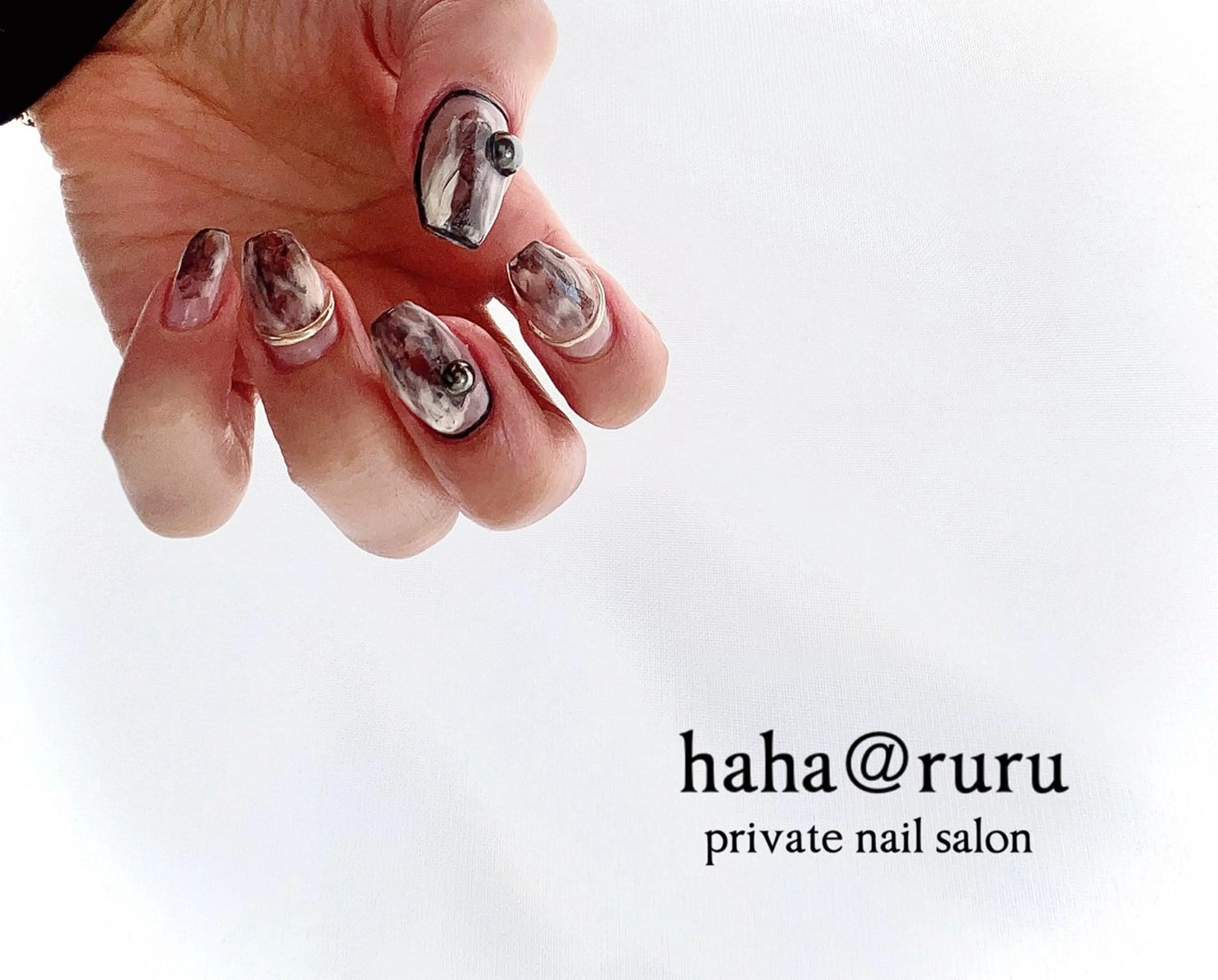 ネイル haha@ ruruのネイルデザイン