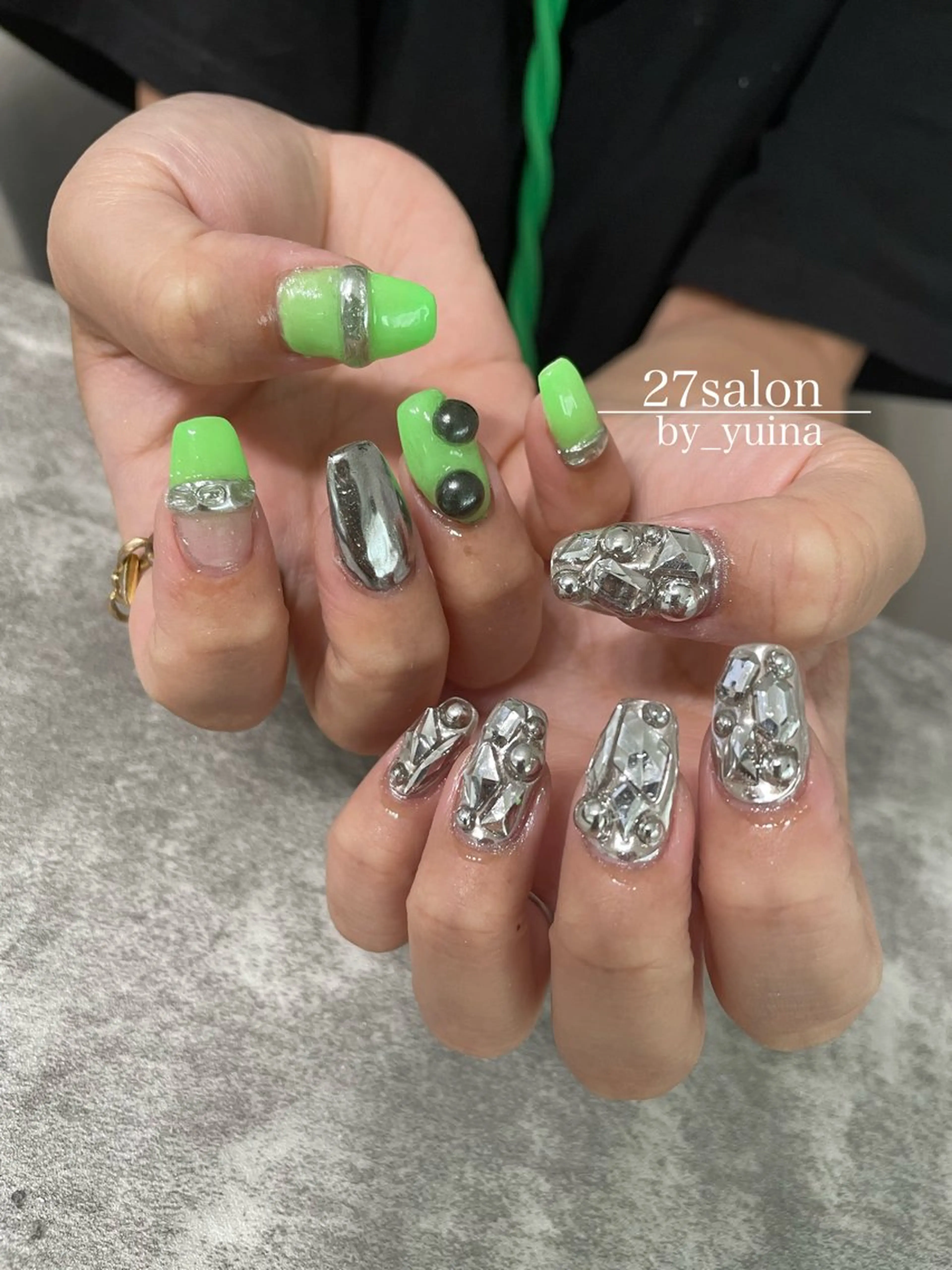 ネイル ニュアンスネイル ハンドネイル 27salon yuinaのネイルデザイン