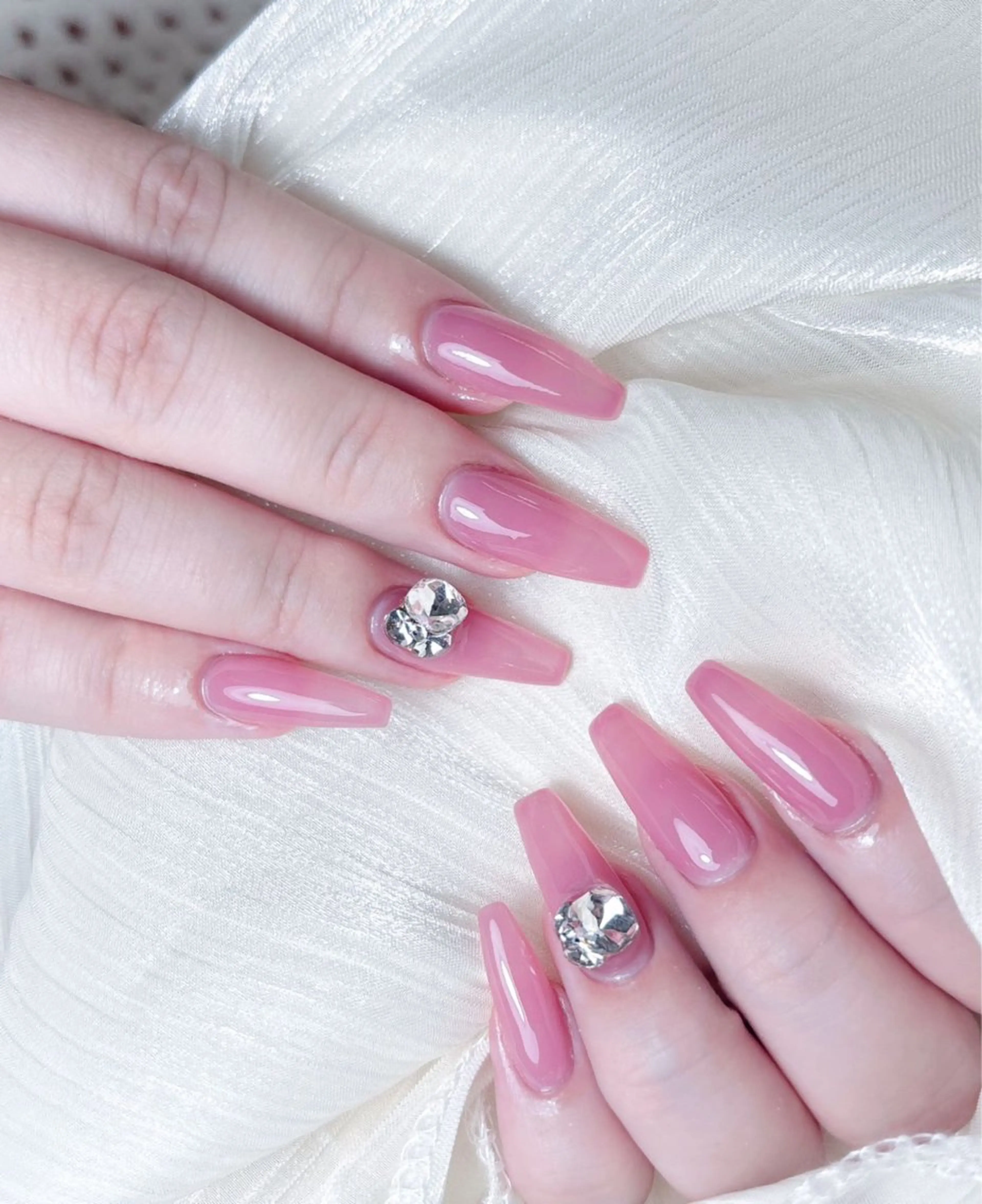 ネイル ハンドネイル M🌷nail 長さだし専門店のネイルデザイン
