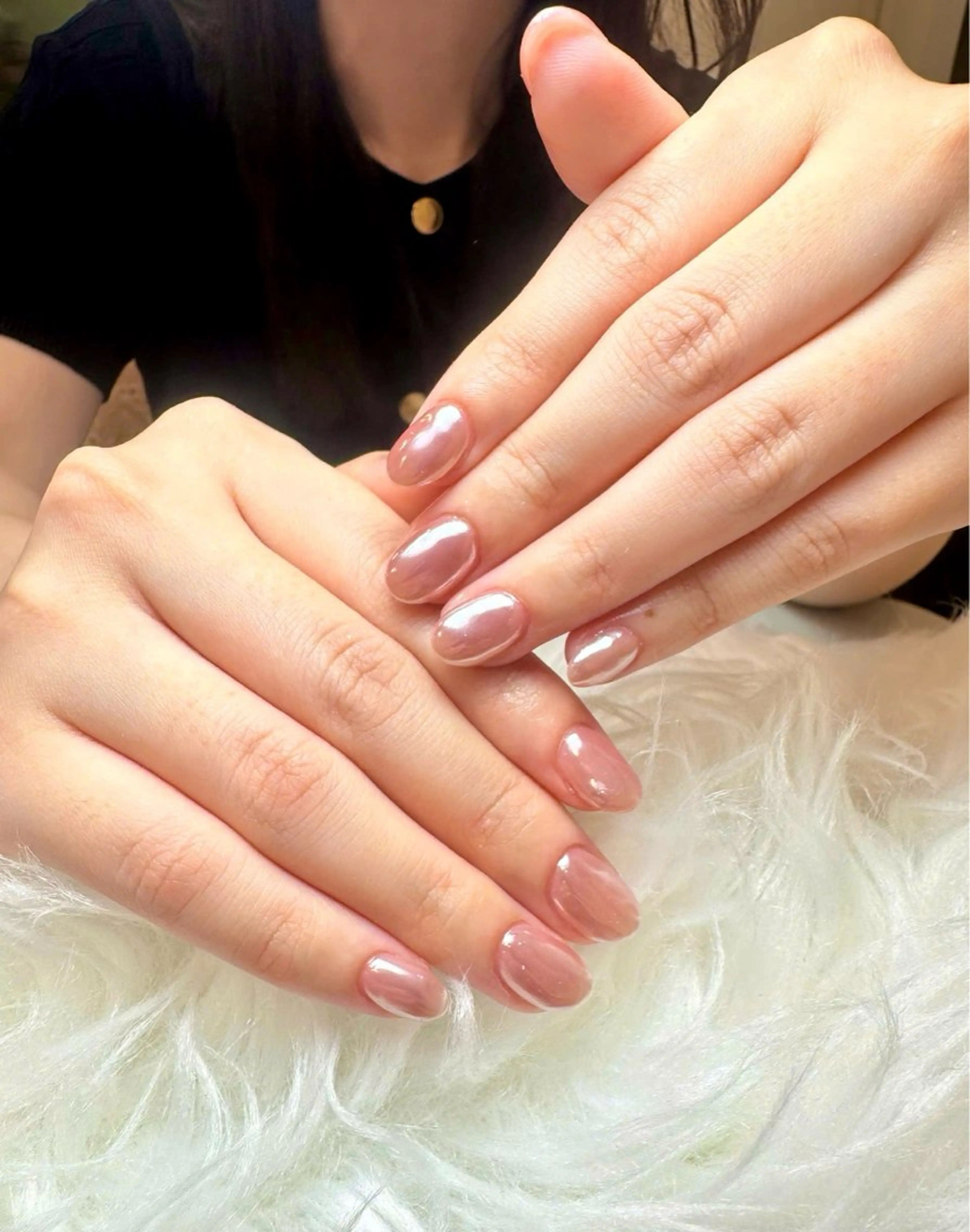 ネイル 氷ネイル・うるうるネイル キラキラネイル 韓国ネイル ロングネイル マグネットネイル ハンドネイル Haruki Nail Salonのネイルデザイン