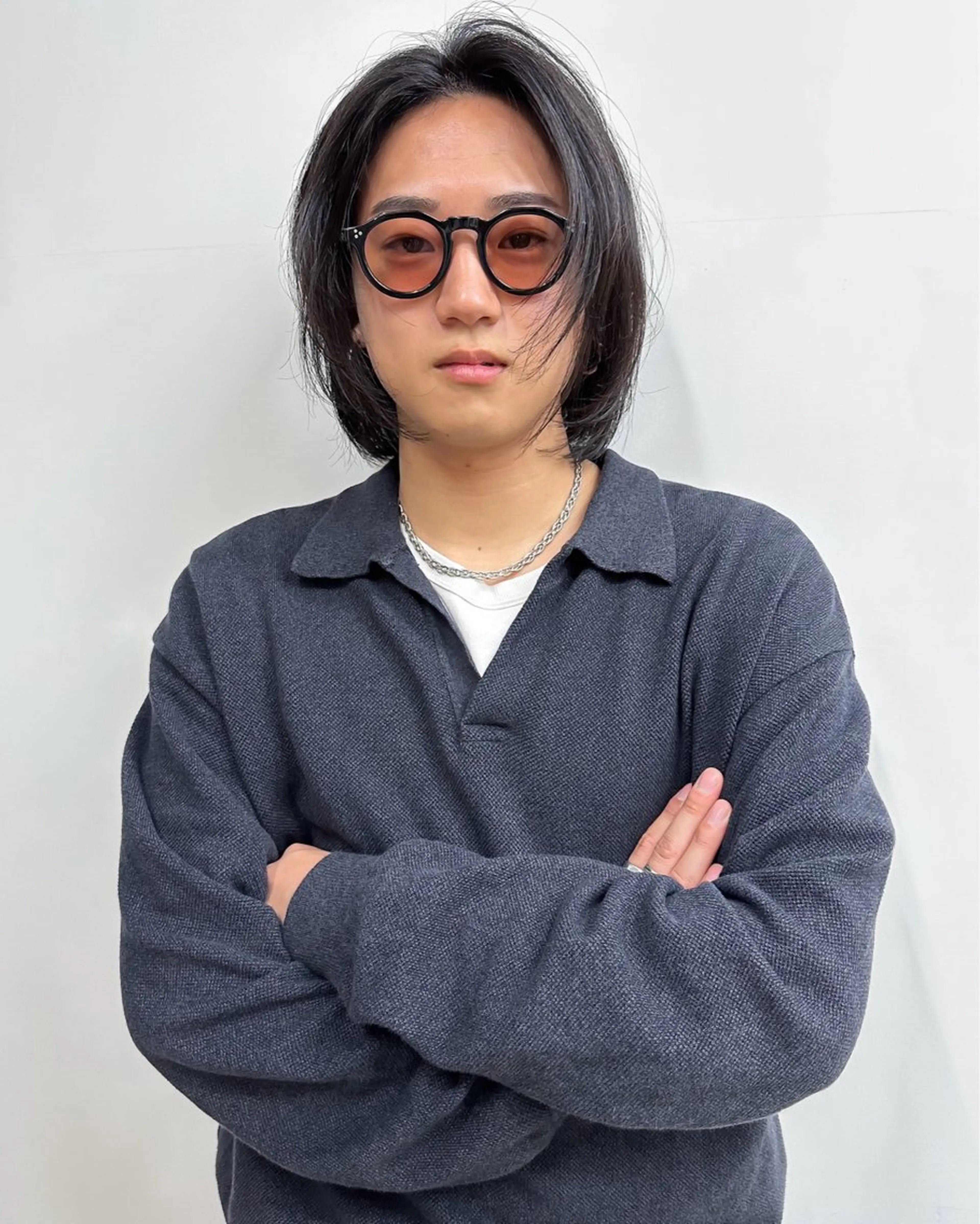 ショート ボブ カット 似合わせカット ケアパーマ喜来雅由のヘアスタイル