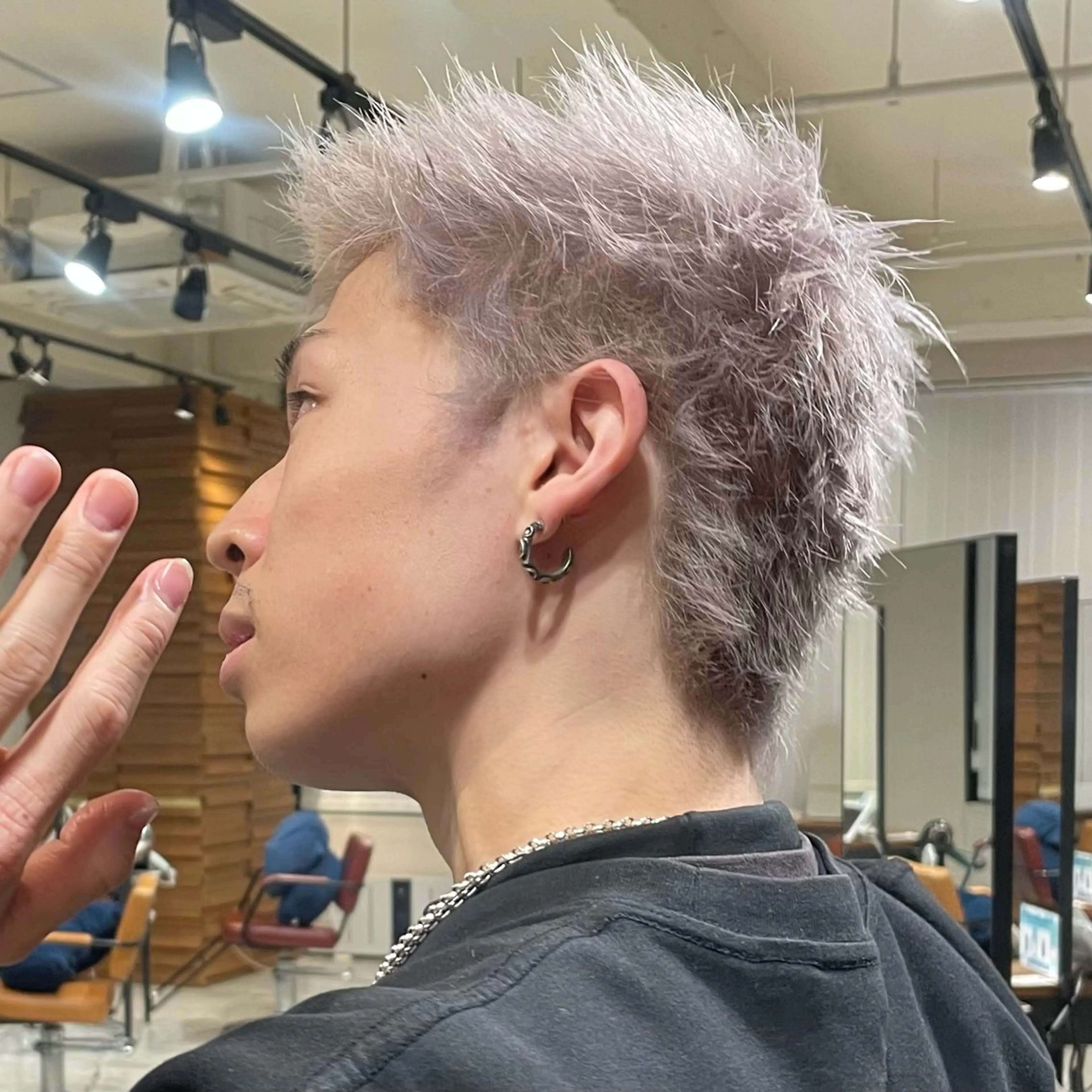 ショート メンズ Ace men's salon 名駅店所属・そら/Ace栄 スパイキー/パーマのヘアスタイル