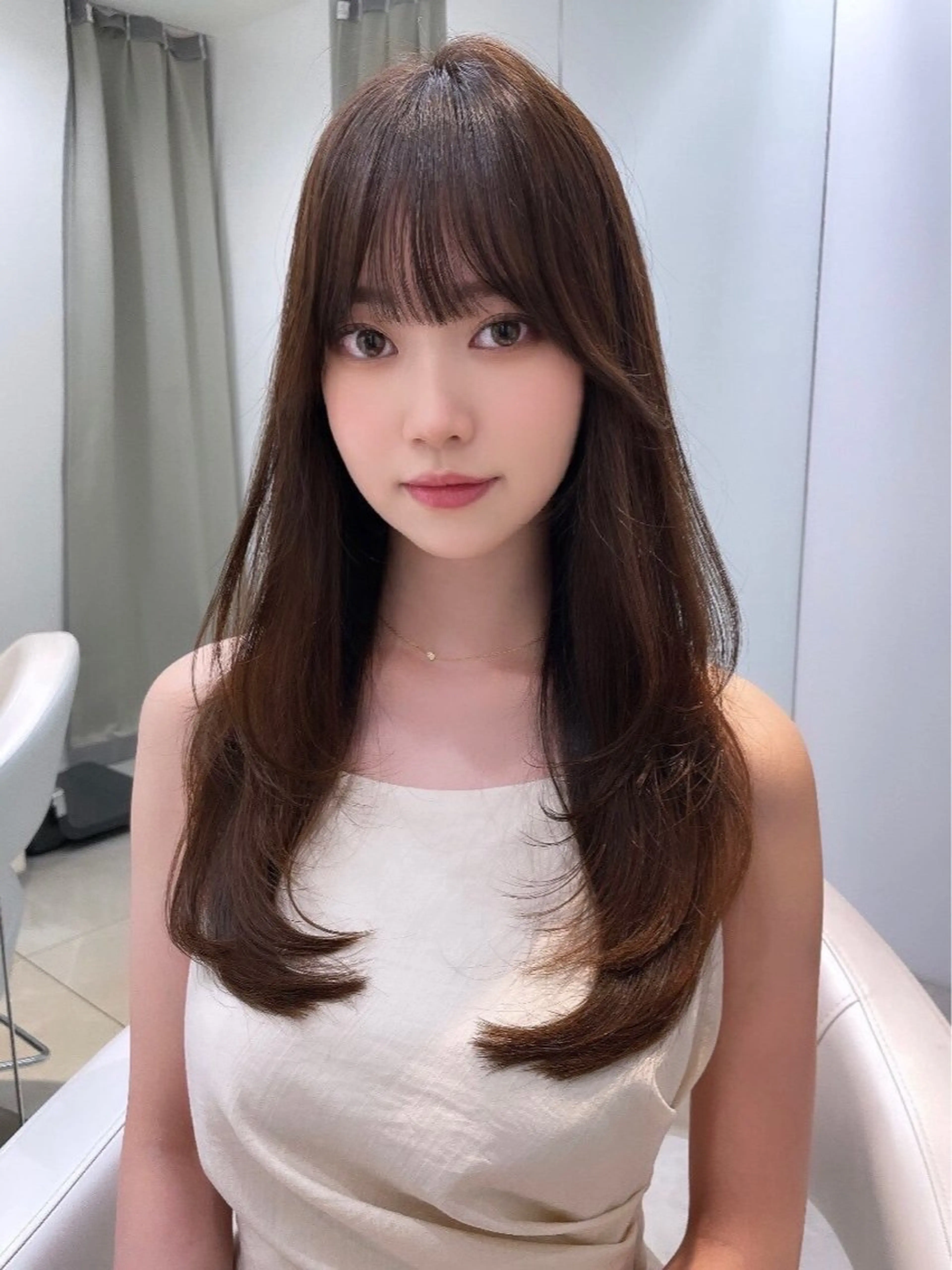 ロング カラー 古屋 夢斗のヘアスタイル