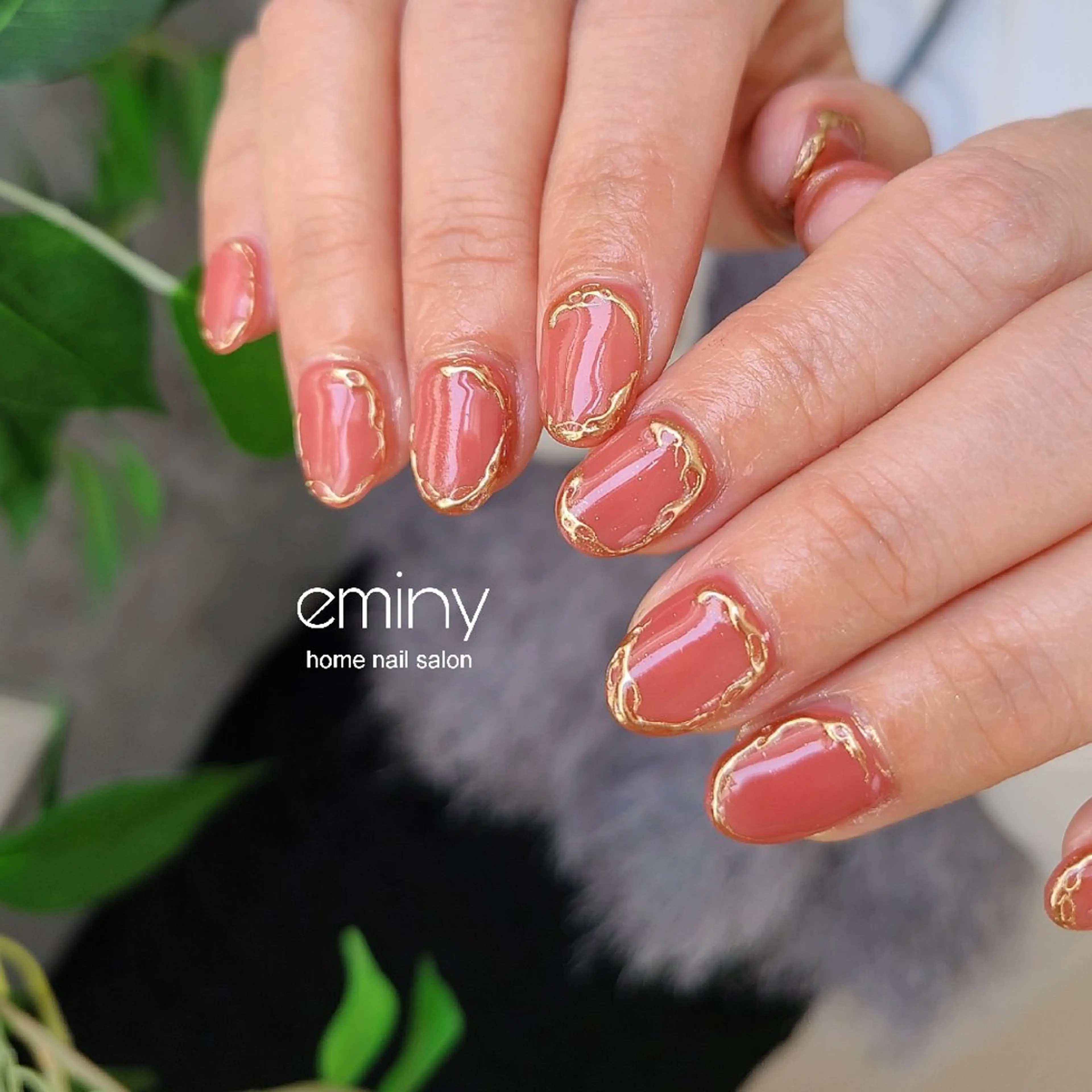 ネイル ジェルネイル キラキラネイル 韓国ネイル ミラーネイル ニュアンスネイル ハンドネイル nail salon  eminyのネイルデザイン